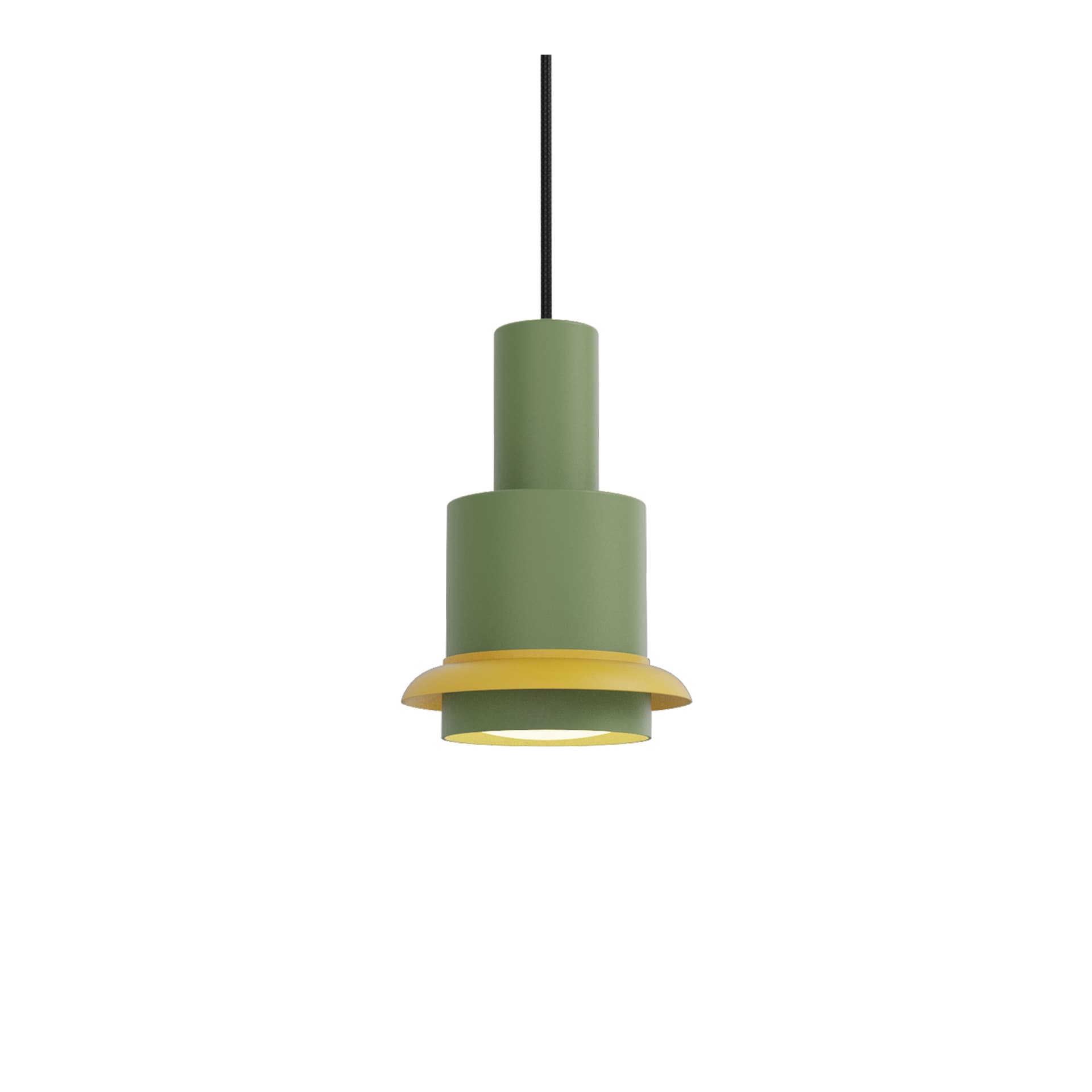 DCW - Chaumont Pendel Ø15xH22 Green/Yellow