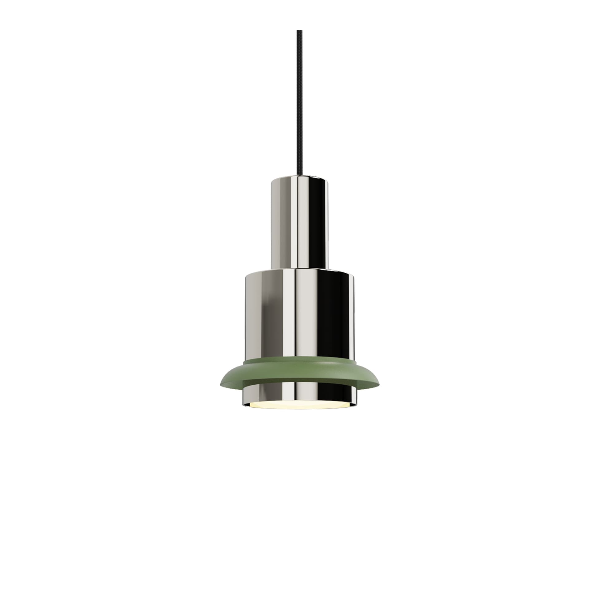 DCW - Chaumont Pendel Ø15xH22 Nickel/Green