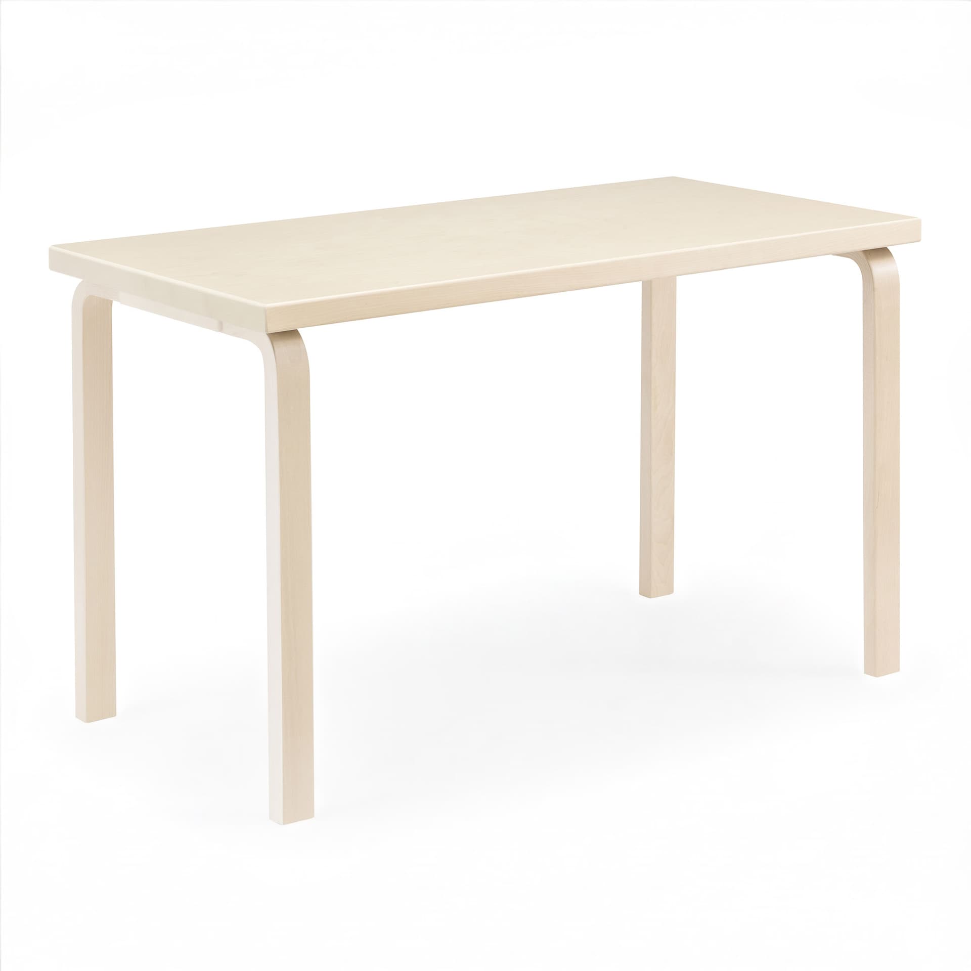 Artek - Aalto Table 80A, Birch veneer top, Natural lac - Spisebord - Alvar Aalto - Tre farget - Tre