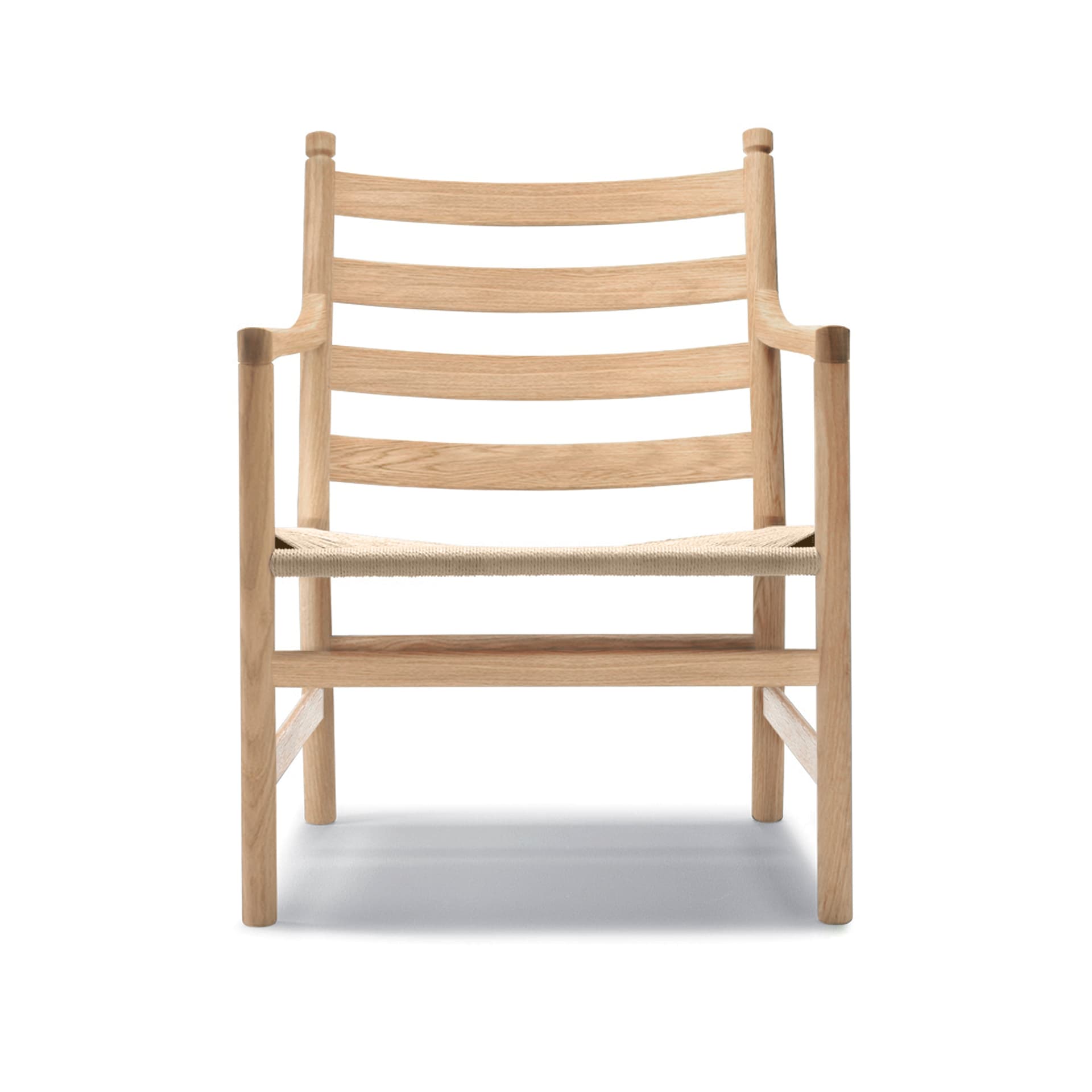 Carl Hansen - CH44 Ek Vitoljad / Snöre Natur - Lenestoler - Hans J. Wegner - Tre farget - Naturlig materiale/Tre