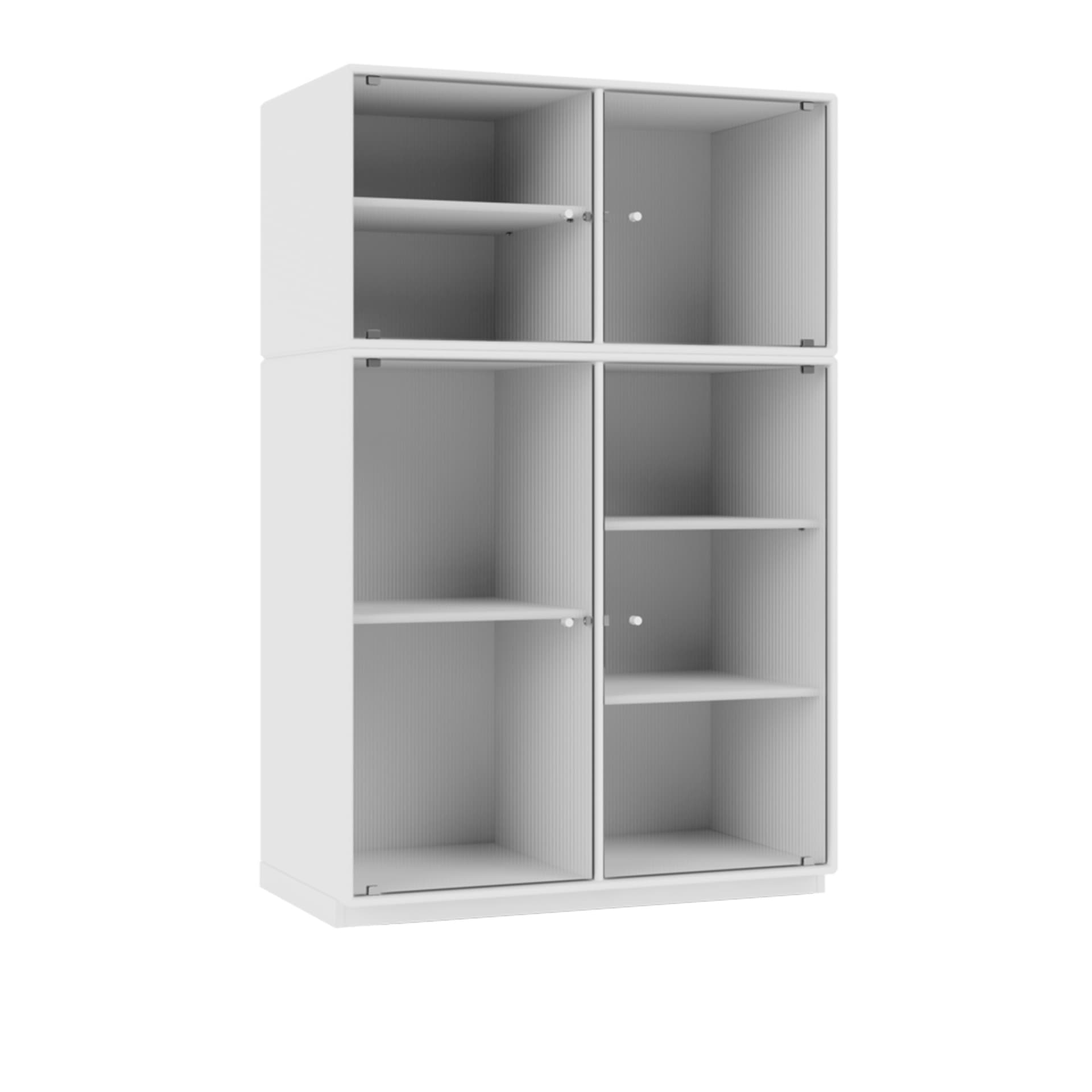 Montana - Ripple Iii – Vitrine Cabinet 101-Newwhite 06 Plinth 3 cm - Vitrineskap - Peter J. Lassen - Hvit - Tre
