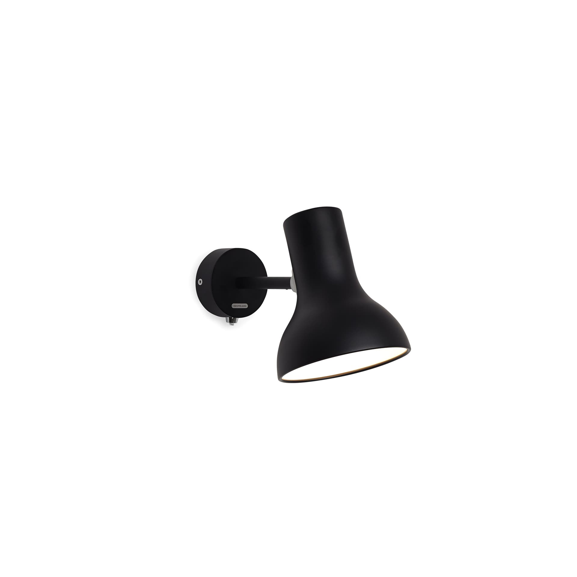 Anglepoise - Type 75 Mini vegglampe, svart, bryter