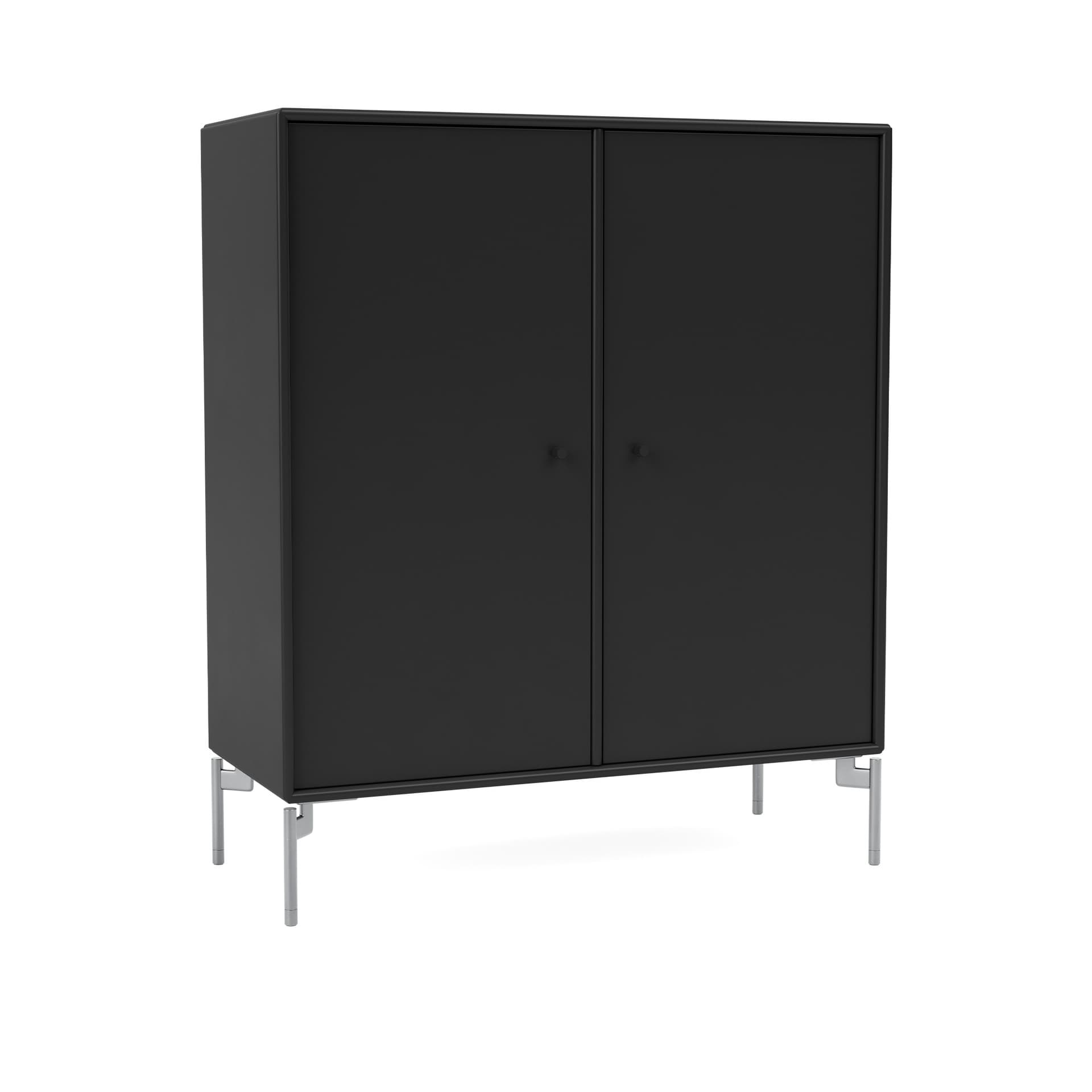 Montana - Cover Cabinet 05-Black Matt Chrome - Oppbevaringsskap - Peter J. Lassen - Svart - Tre