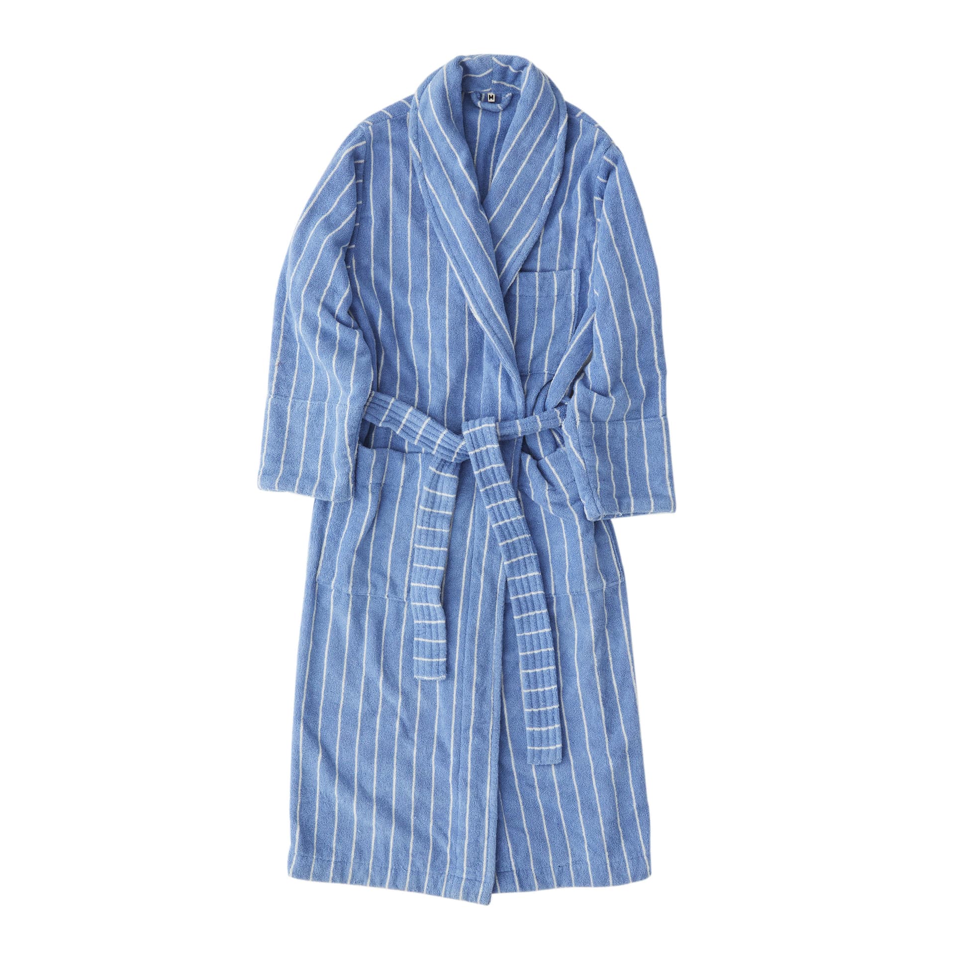 Tekla - Classic Bathrobes, Marseille L - Badekåper - Blå