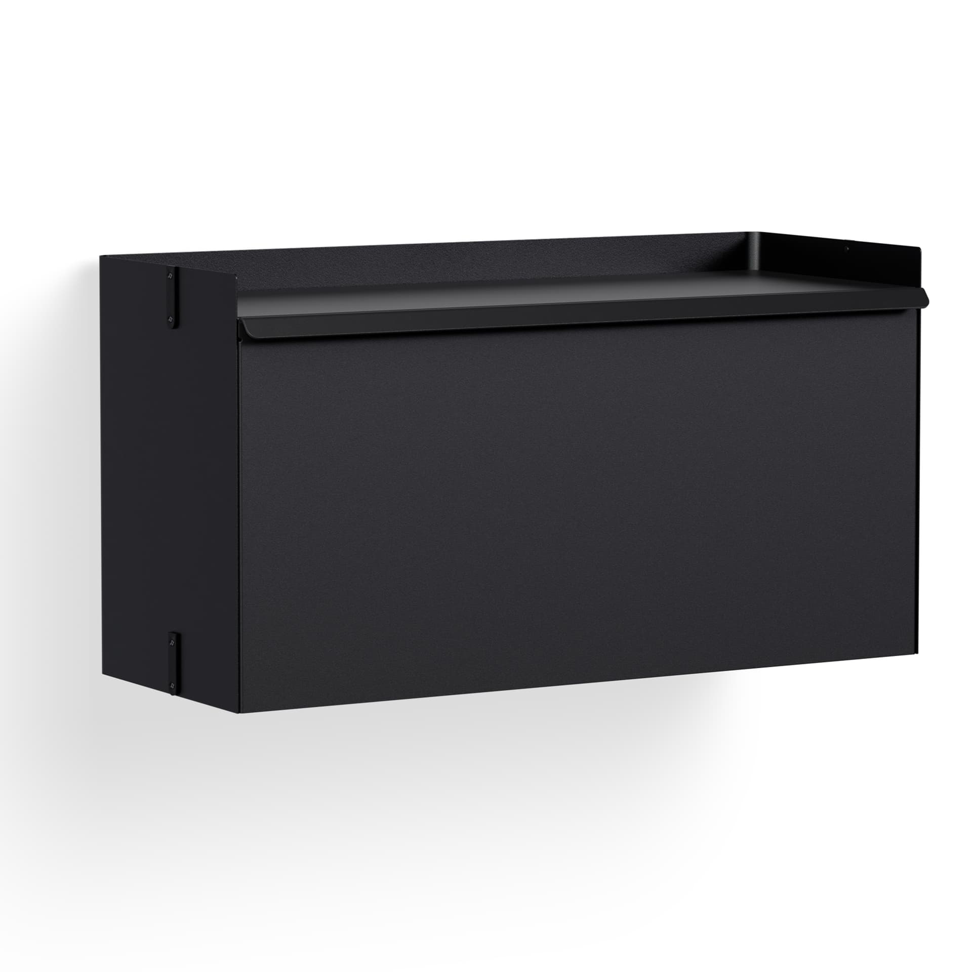HAY - Pier System Cabinet -  Black Powder Coated Steel - Hyller & Hyllesystemer - Svart - Metall