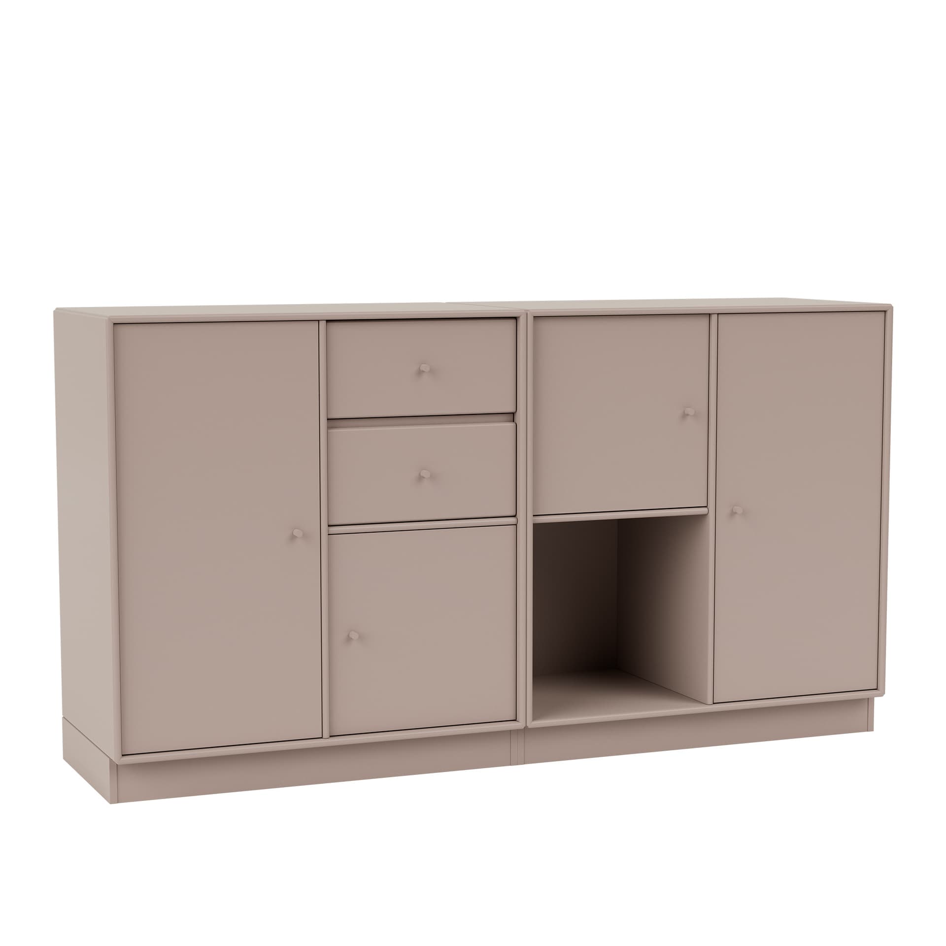 Montana - Couple Sideboard, Plinth H7 cm - Mushroom - Sideboards - Peter J. Lassen - Beige