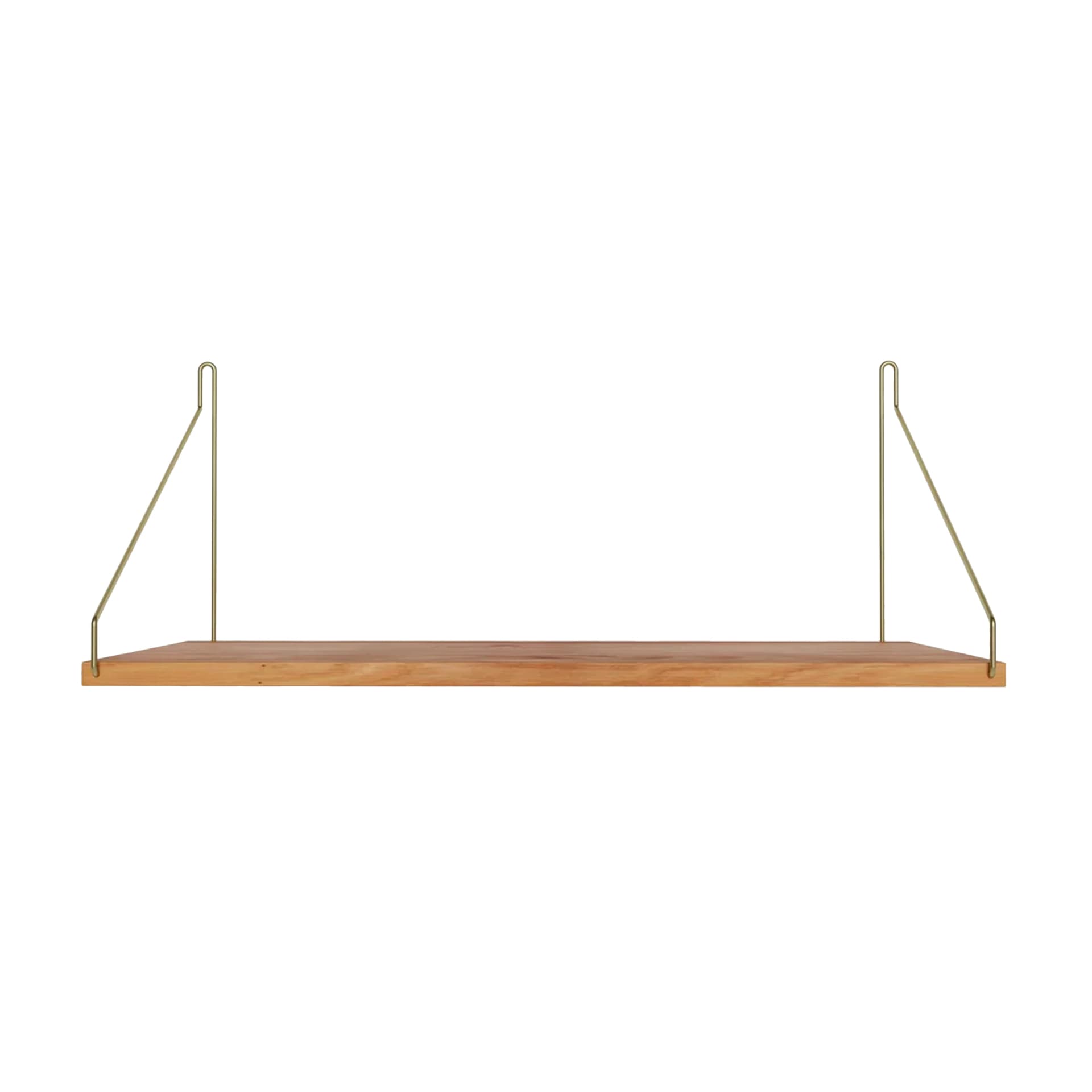 Frama - Shelf, D27 W60, oak - Vegghyller - Gull,Tre farget - Metall/Tre