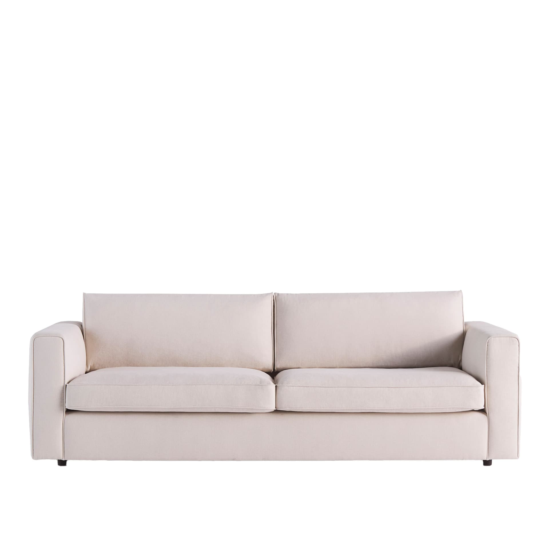 A Huseby - Folk 3-Seater Sofa Shadow Nature 01 - Sofaer - Beige - Tre/Tekstilmateriale/Skum