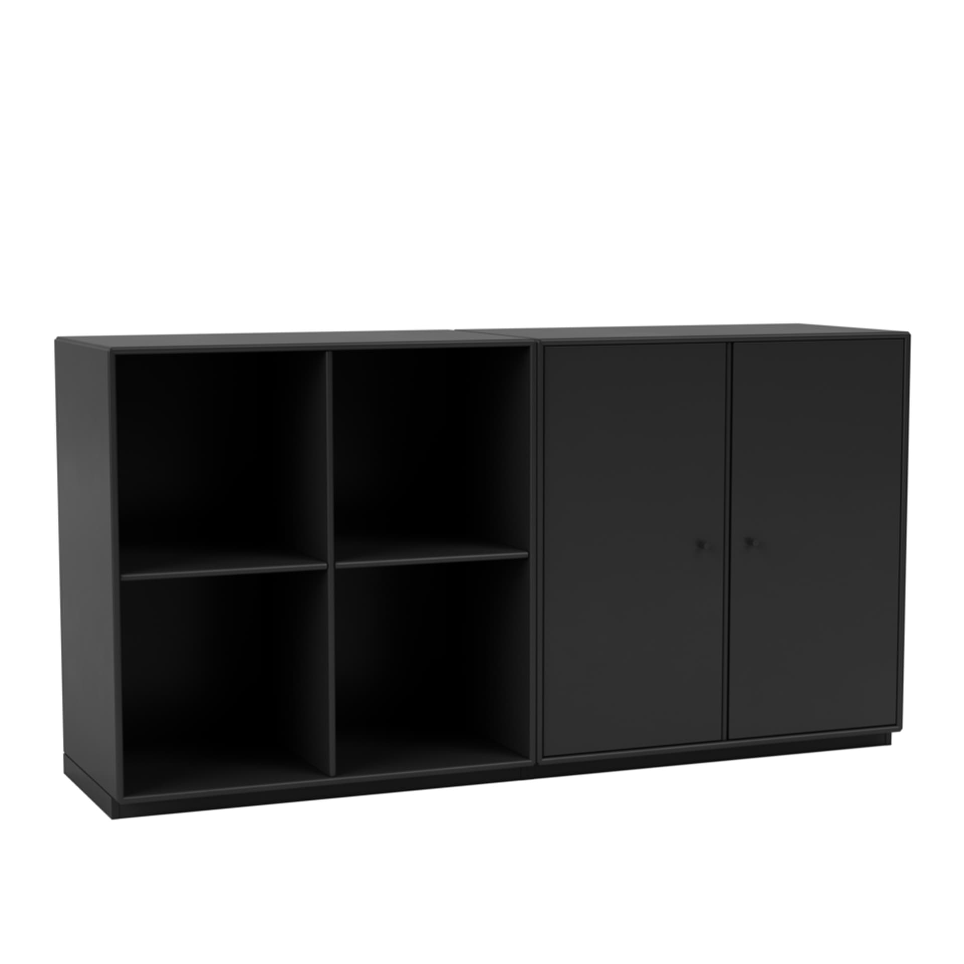 Montana - Pair Classic Sideboard 05-Black 06 Plinth 3 cm - Sideboards - Peter J. Lassen - Svart - Tre