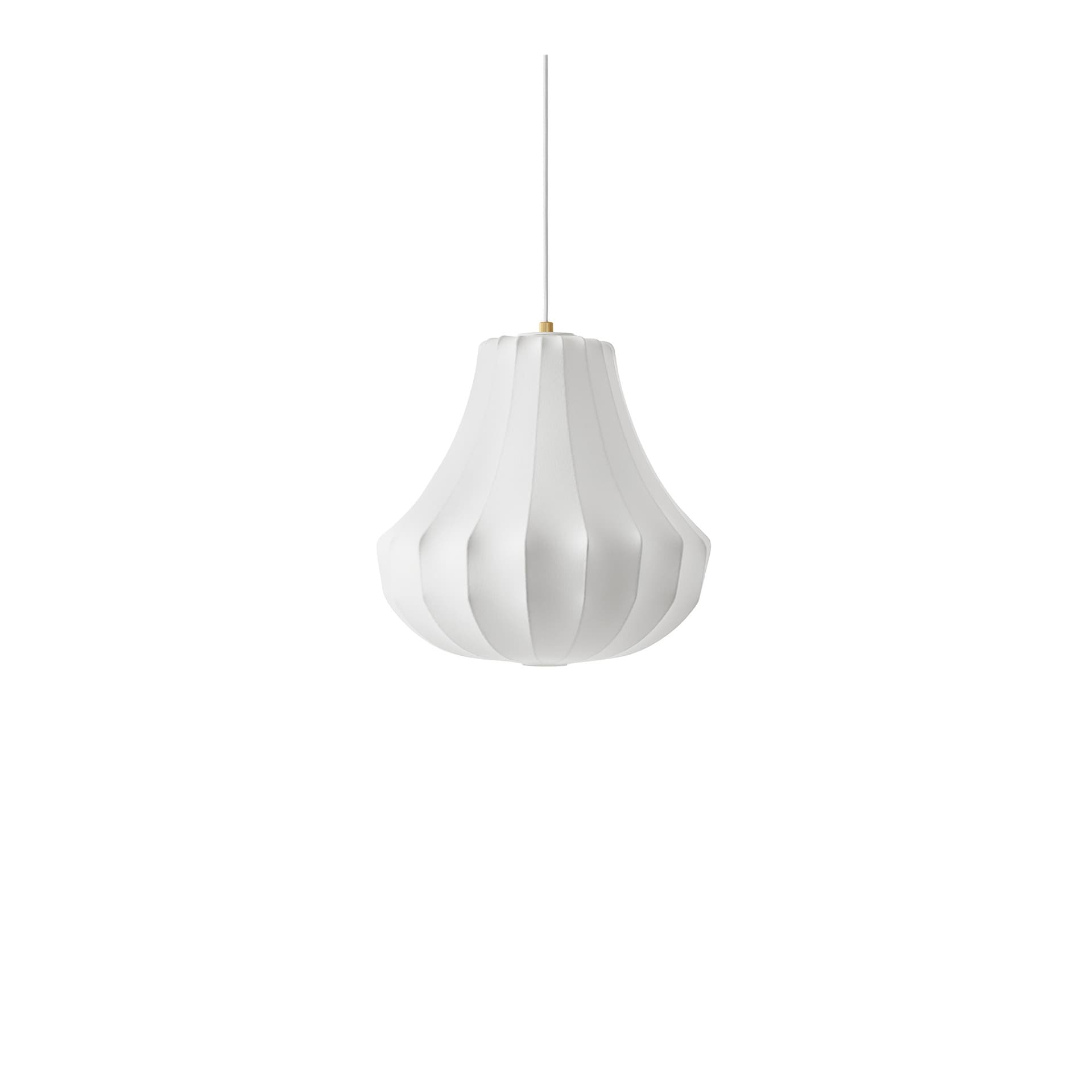 Normann Copenhagen - Phantom Lamp Small - Pendellamper - Simon Legald - Hvit - Naturlig materiale/Metall