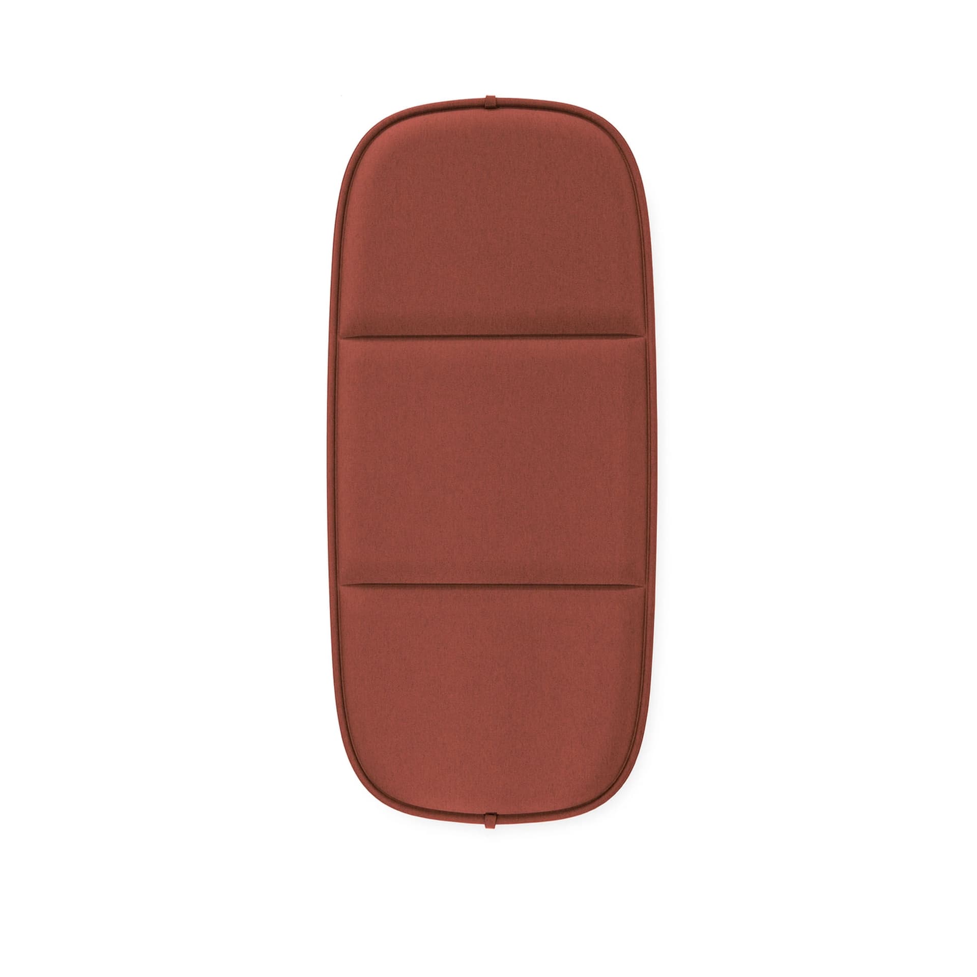 Kartell - Hiray Sofa Cushion Mattone Brick Red - Dyner & puter - Ludovica + Roberto Palomba - Brun - Tekstilmateriale
