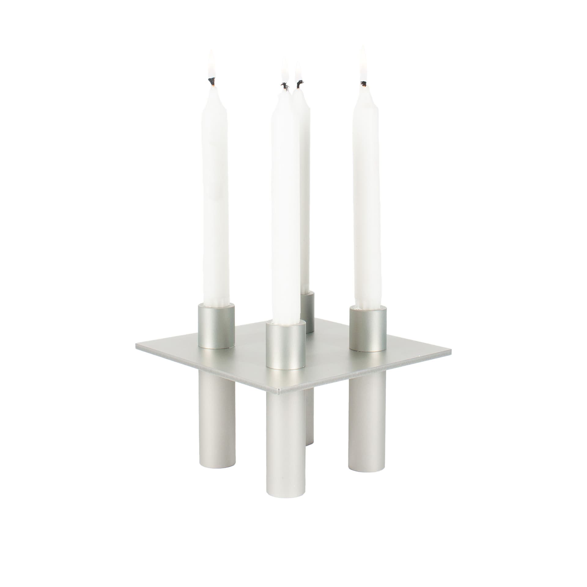 Niko June - P-L 07 Candle - Lysestaker & lykter - Nick Ross - Sølv - Metall