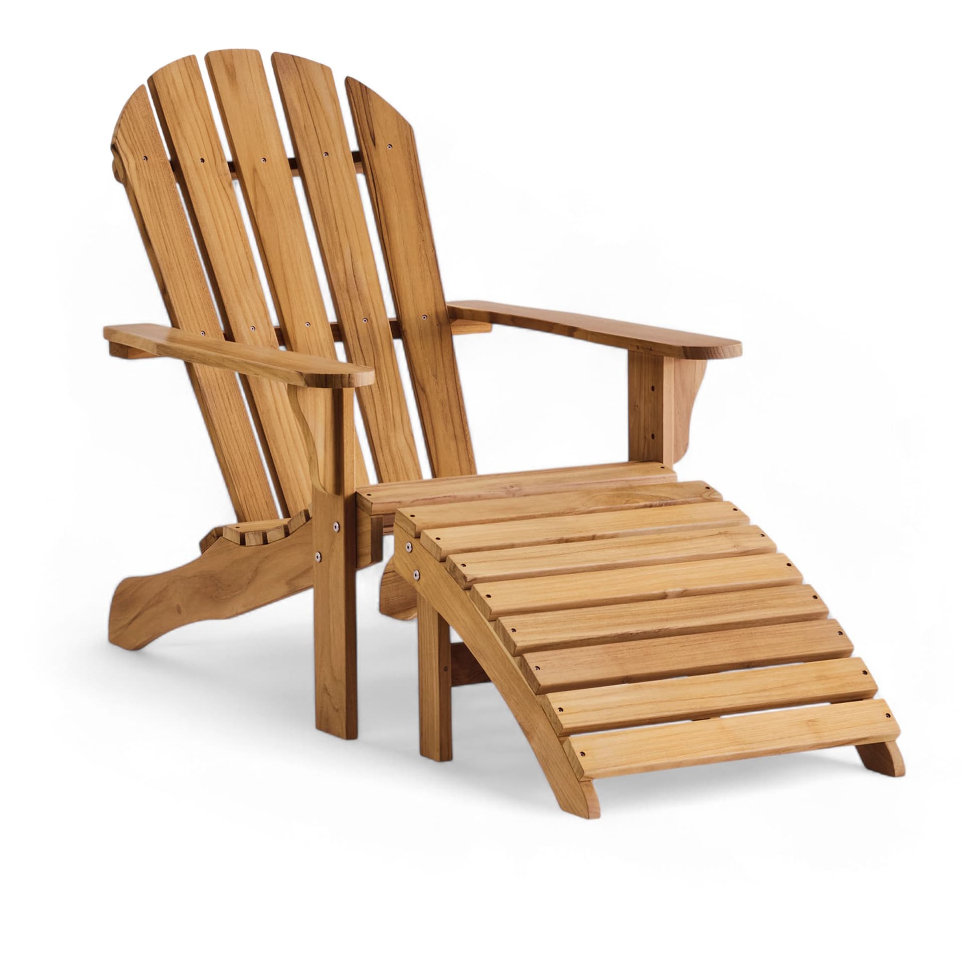 A Huseby - Midsummer Outdoor Lounge Chair & Footstool - Solstolar - Tre