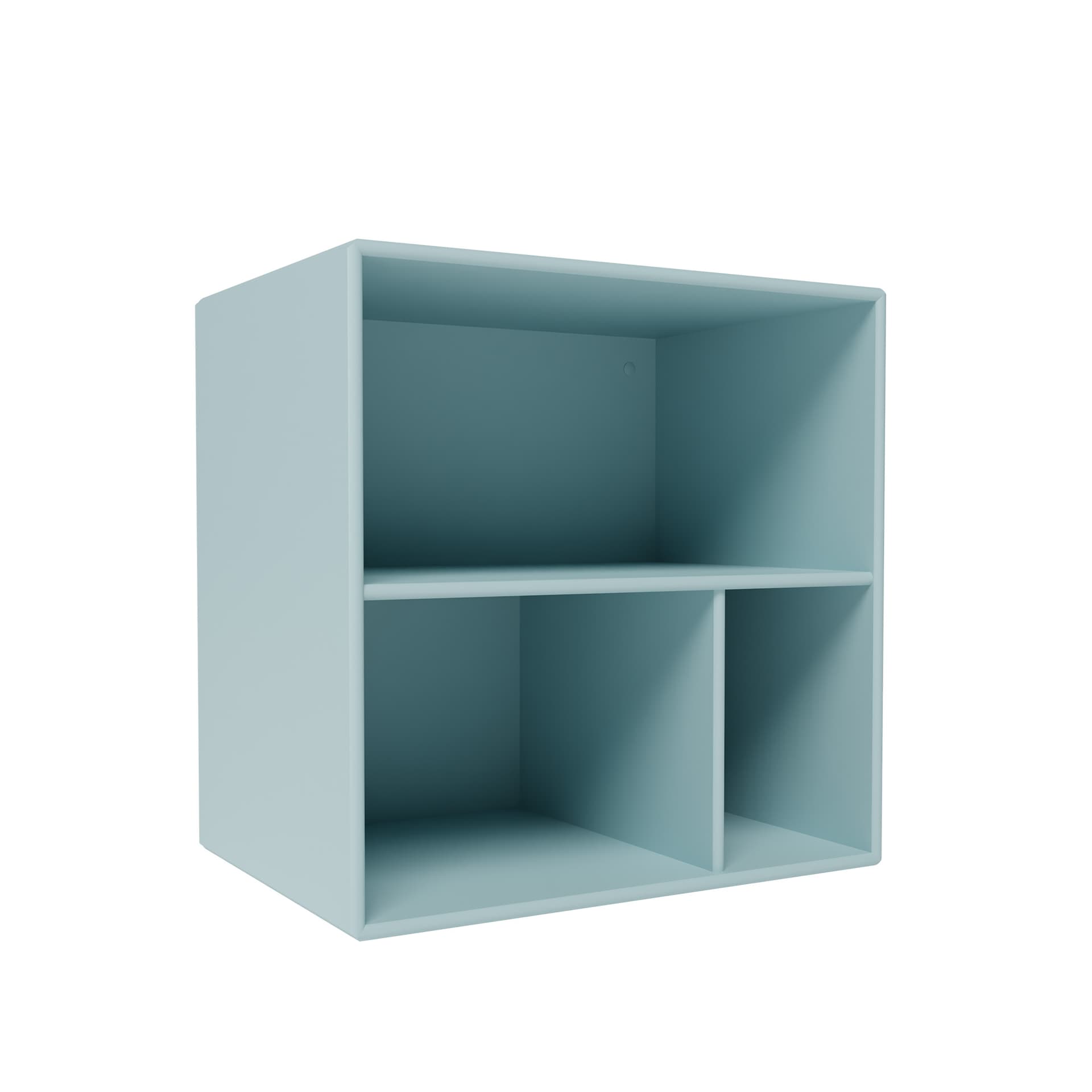Montana - Montana Mini 1102 - Module With Shelves - Flint - Hyller & Hyllesystem - Peter J. Lassen - Grå