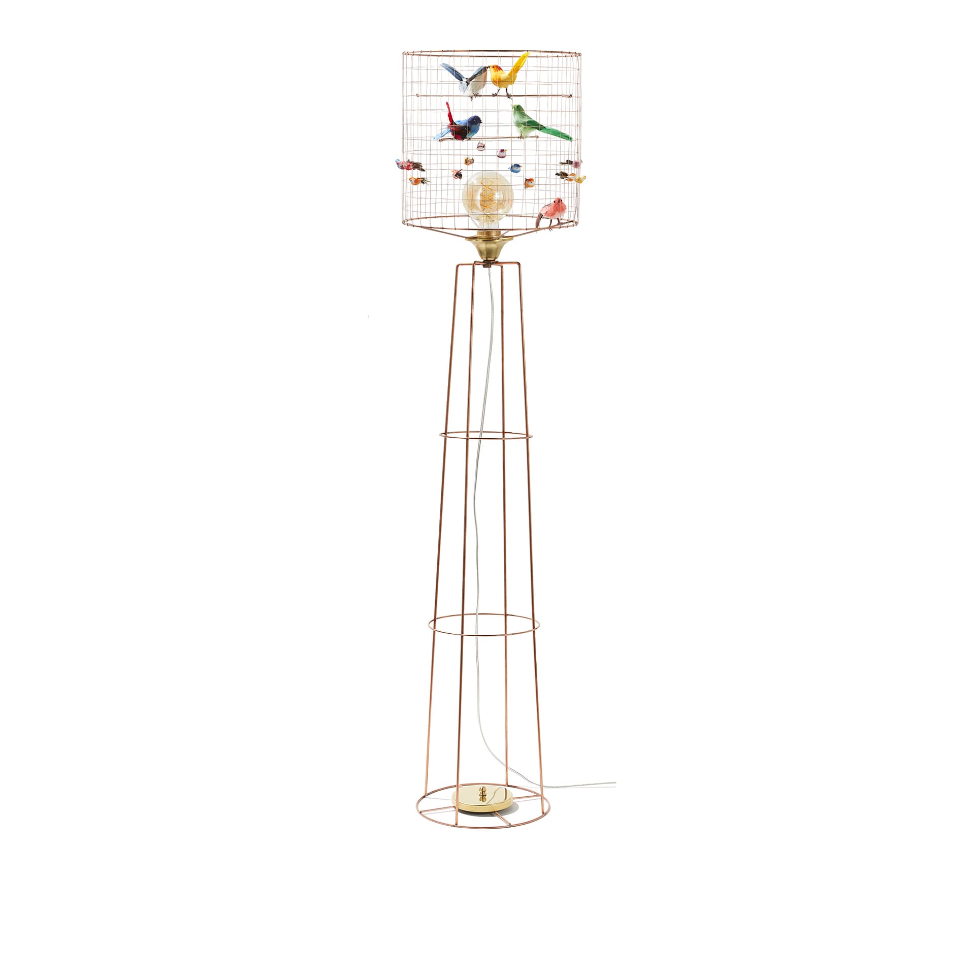 Challieres - Lampadaire Voliere, ekskl. Maks 40W E27 - Skjermlamper - Mathieu Challieres - Kobber