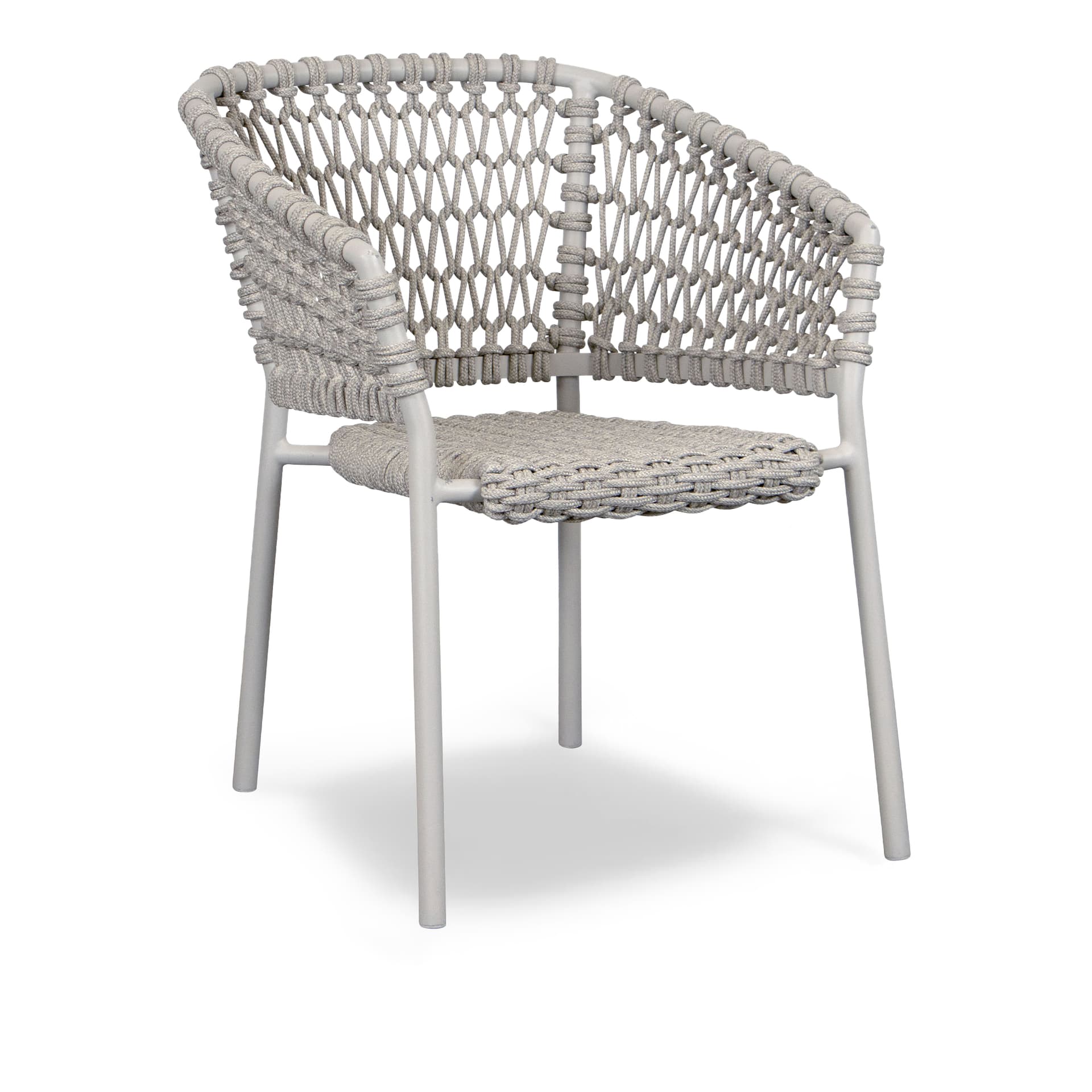 Cane-Line - Ocean stol - Beige - Utendørs spisebordstoler - Cane-line Design Team - Brun,Beige - Naturlig materiale/Metall