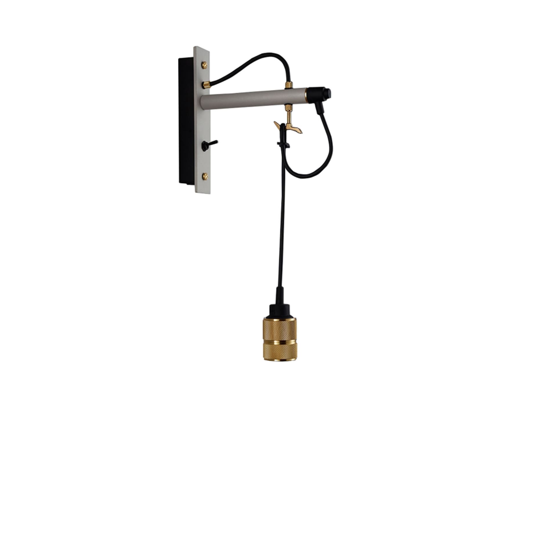 Buster + Punch - Hooked Wall Nude Stone / Brass - Vegglamper - Massimo Buster Minale - Bronse - Metall