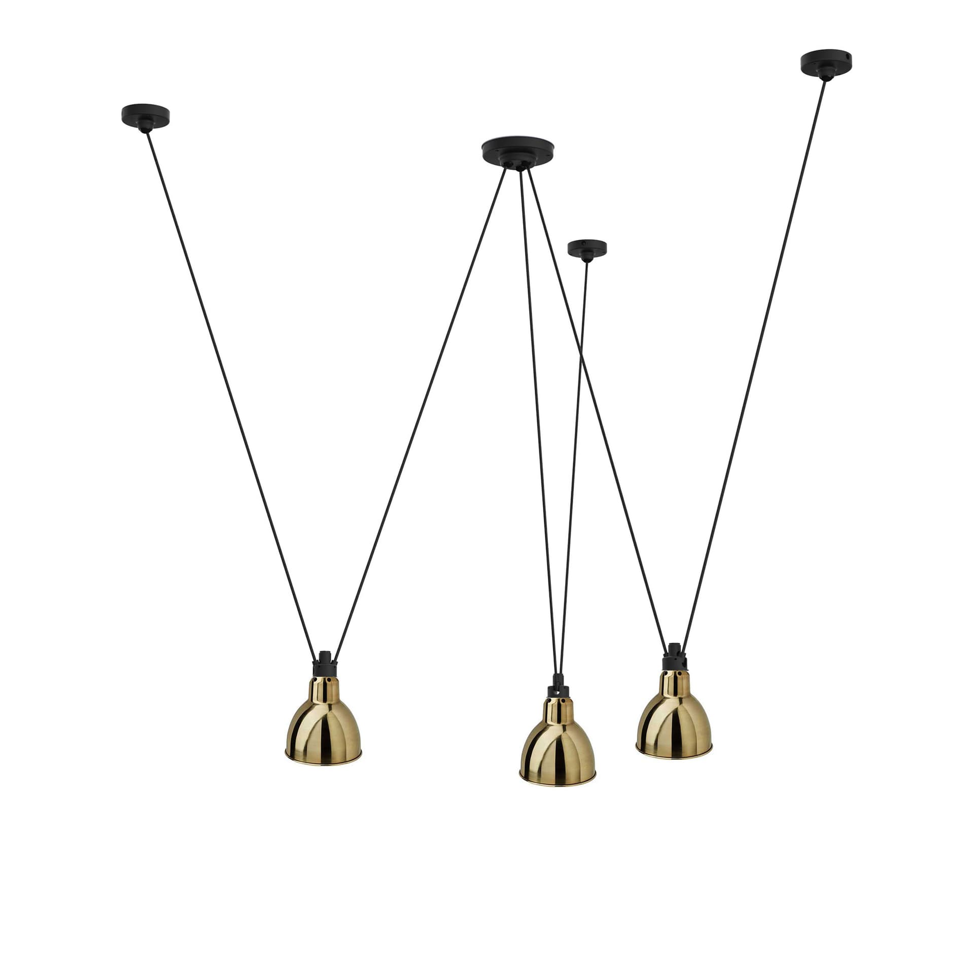 DCWéditions - Les Acrobates De Gras 325 L Round Brass - Pendellamper - Bernard-Albin Gras - Gull