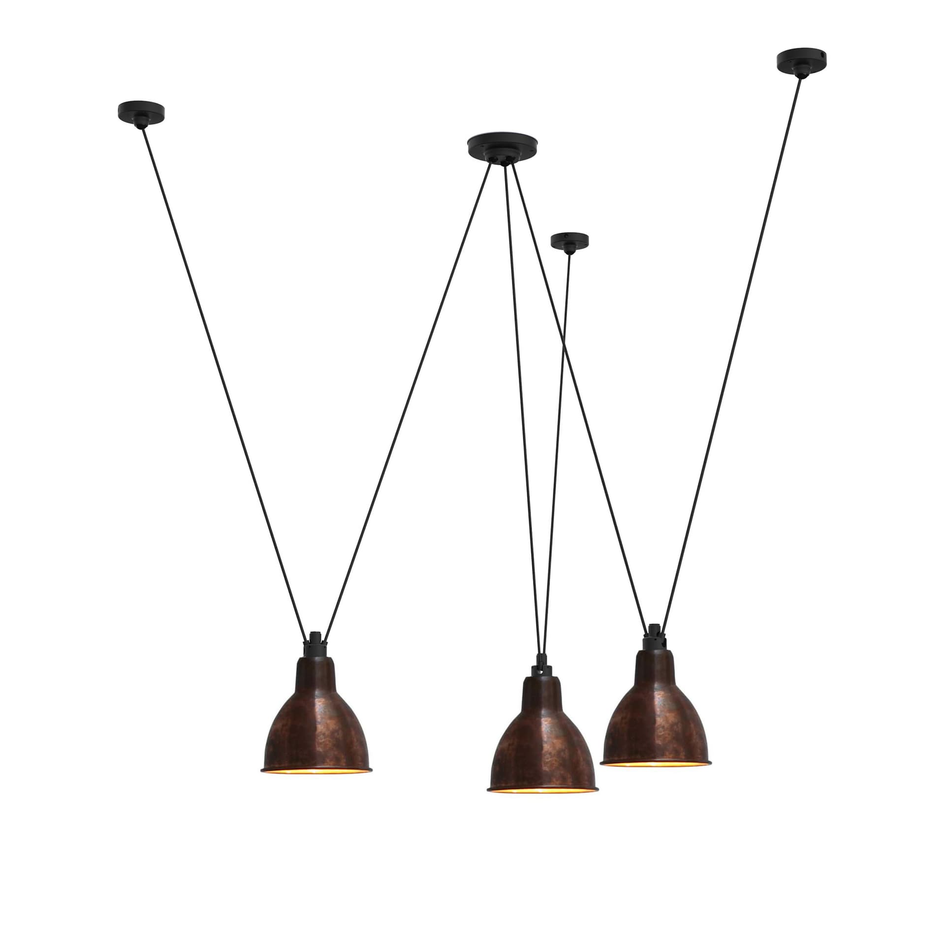 DCWéditions - Les Acrobates De Gras 325 XL Round Raw Copper - Pendellamper - Bernard-Albin Gras - Kobber