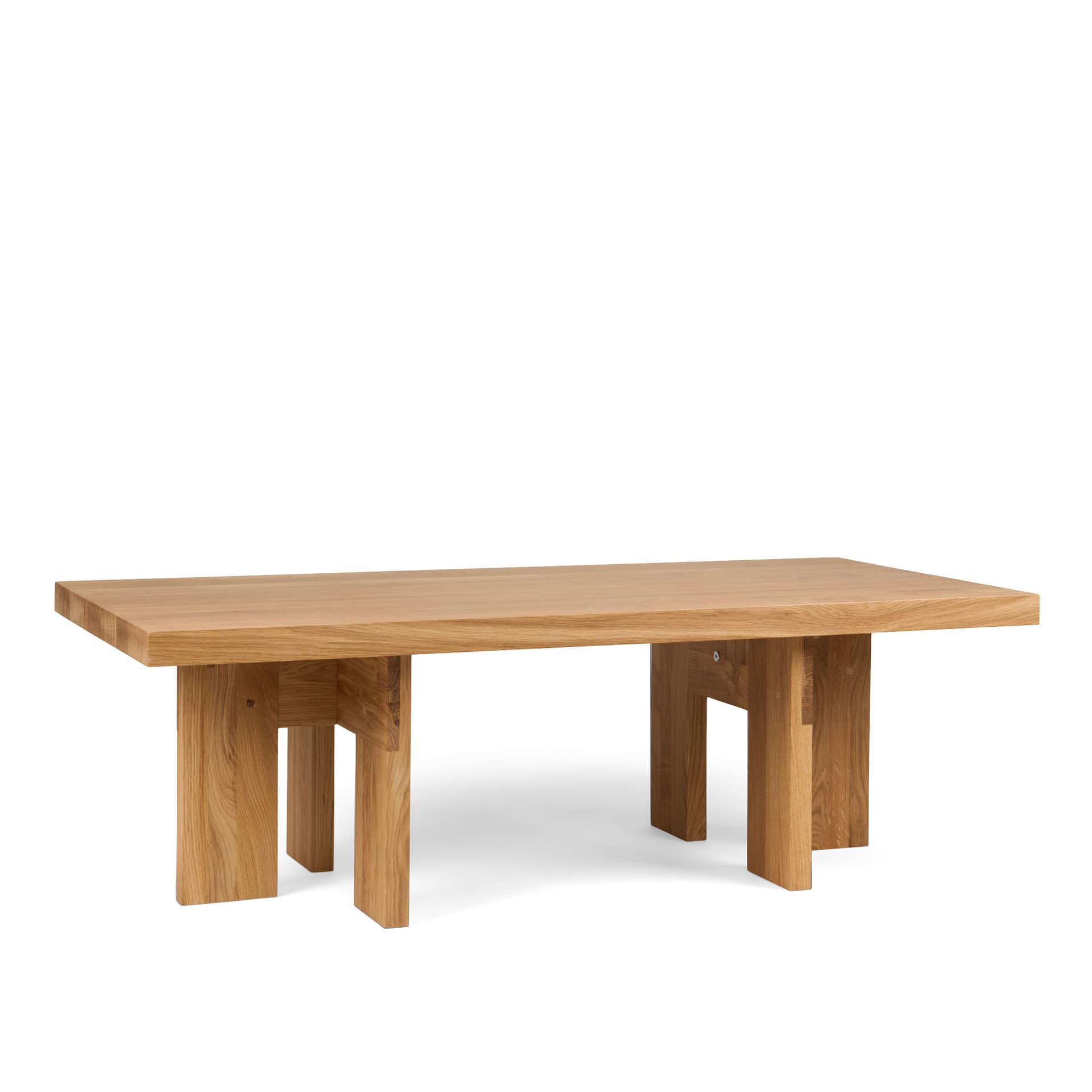 Frama - Farmhouse Rectangle soffbord natural oak - Sofabord - Beige - Tre