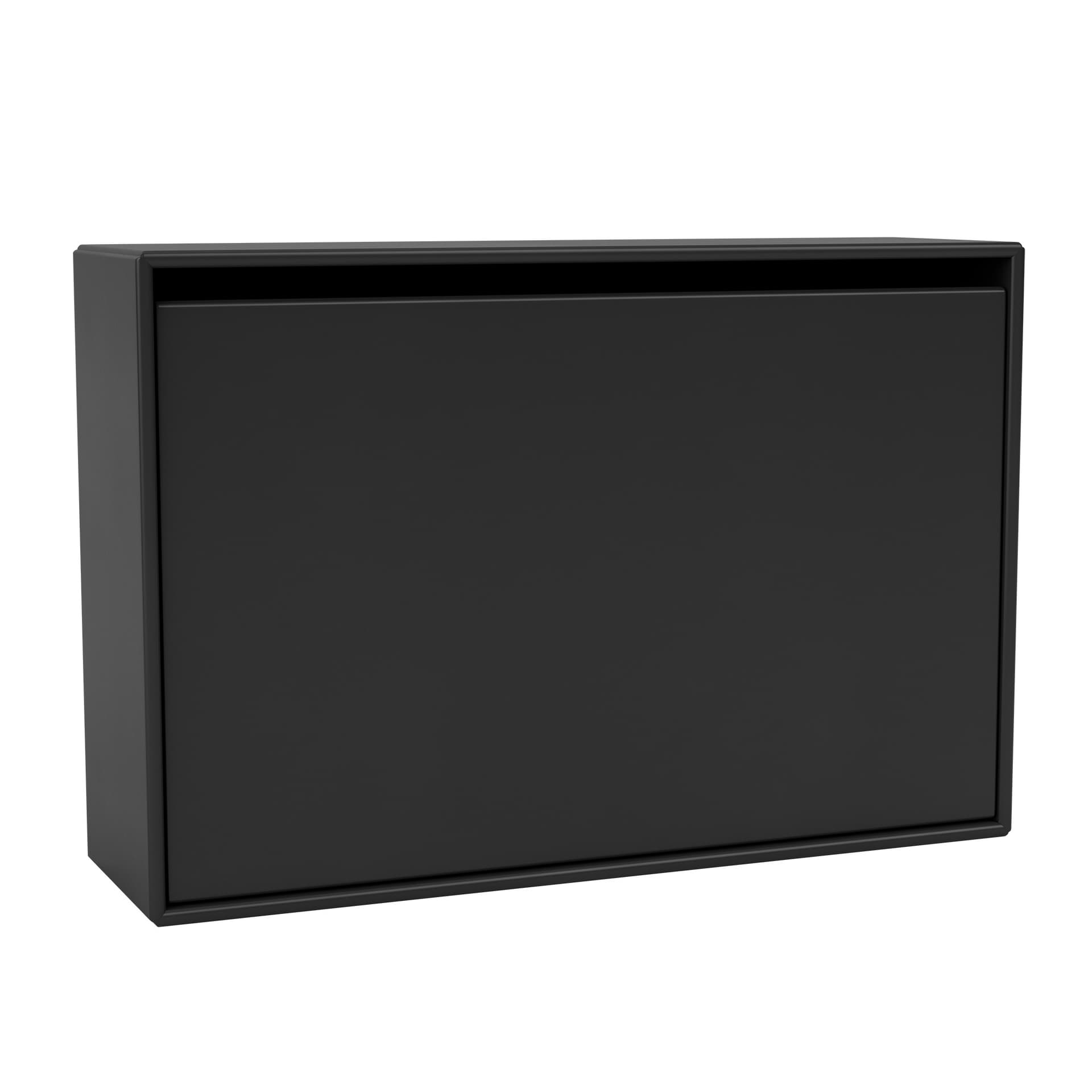 Montana - Hide Shoe Cabinet 05-Black 04 Suspension Rails - Knekkstativer & Skooppbevaring - Peter J. Lassen - Svart - Tre