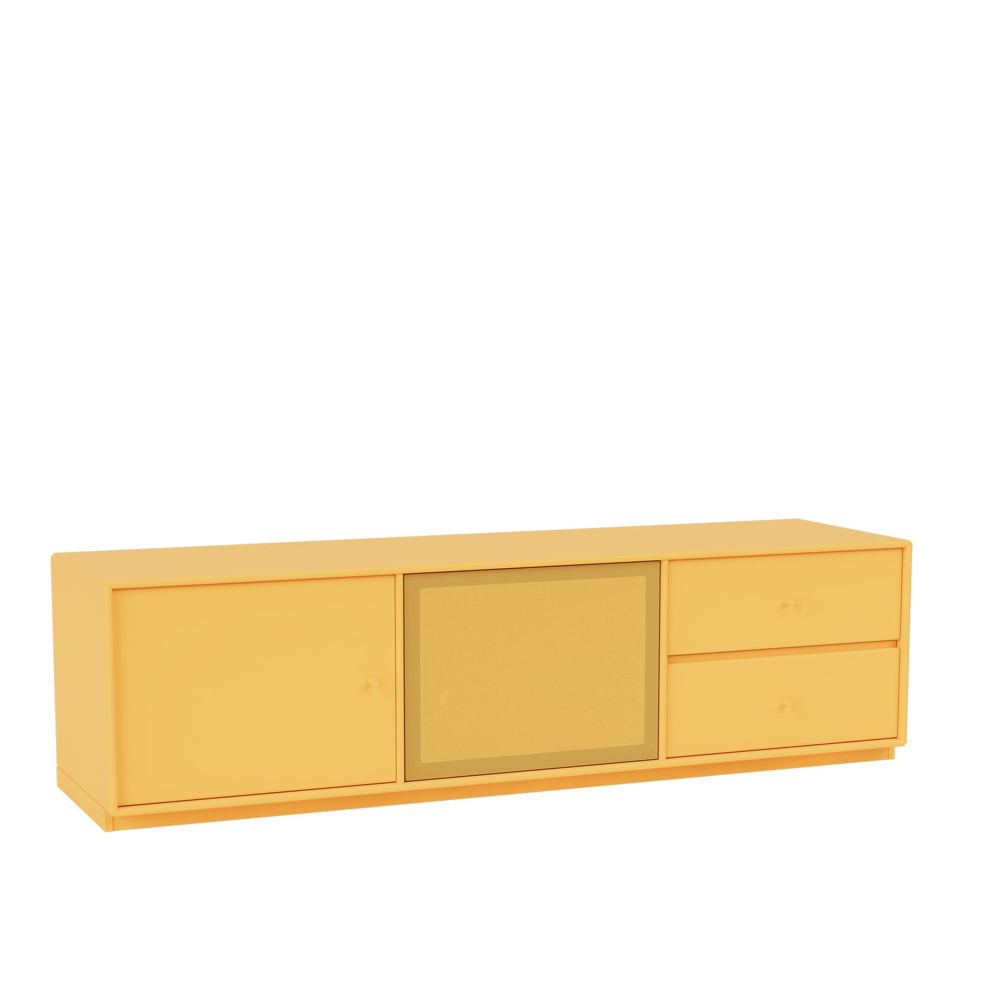 Montana - OCTAVE VI TV Bench, 06-Plinth3cm, 166 Acacia - TV-benker - Peter J. Lassen - Gul
