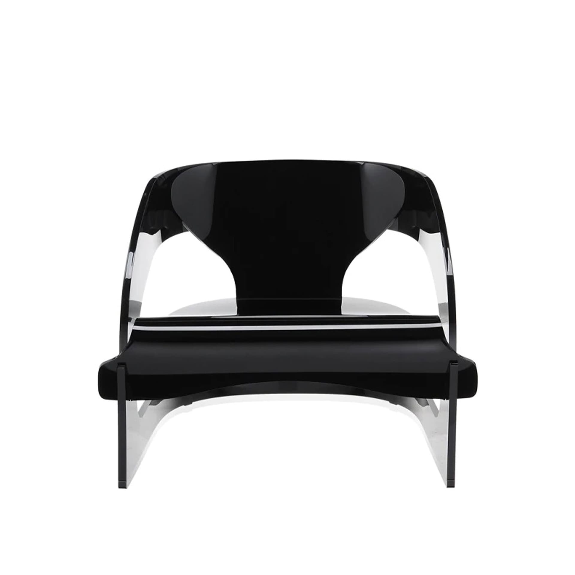 Kartell - Joe Colombo Armchair, Black - Lenestoler - Joe Colombo - Svart - Plast