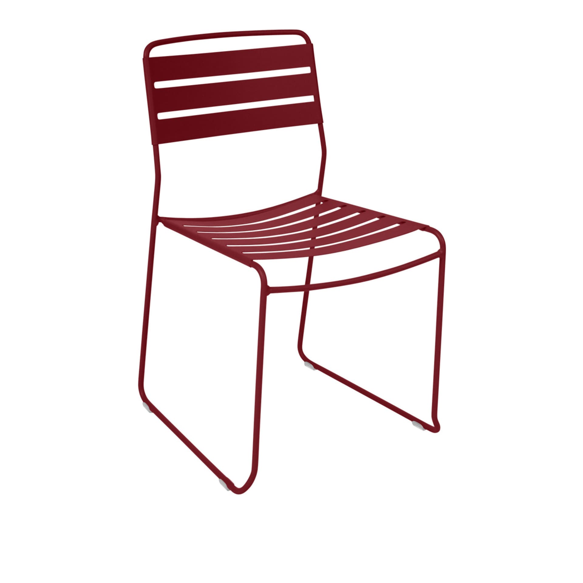 Fermob - Surprising Chair Chili 43 - Utendørs spisebordstoler - Harald Guggenbichler - Rød - Metall