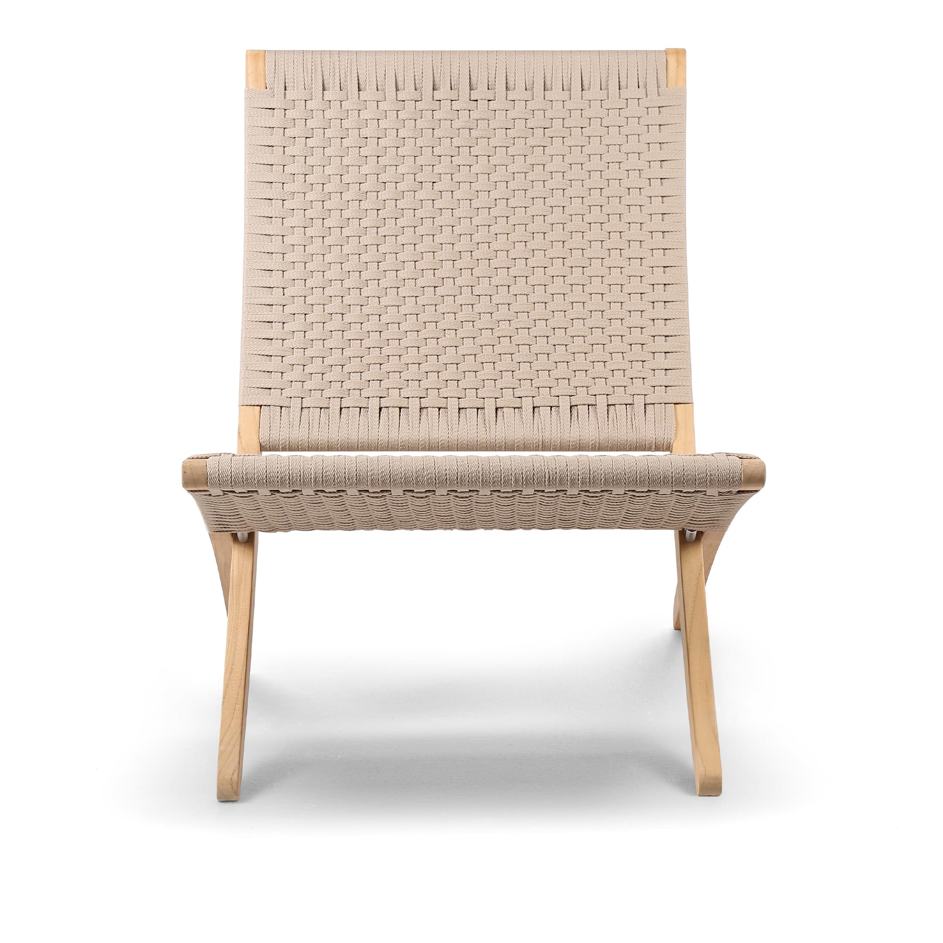 Carl Hansen - MG501 Cuba Chair Outdoor, Sesame - Utendørs lenestoler - Morten Gøttler - Tre farget - Tre