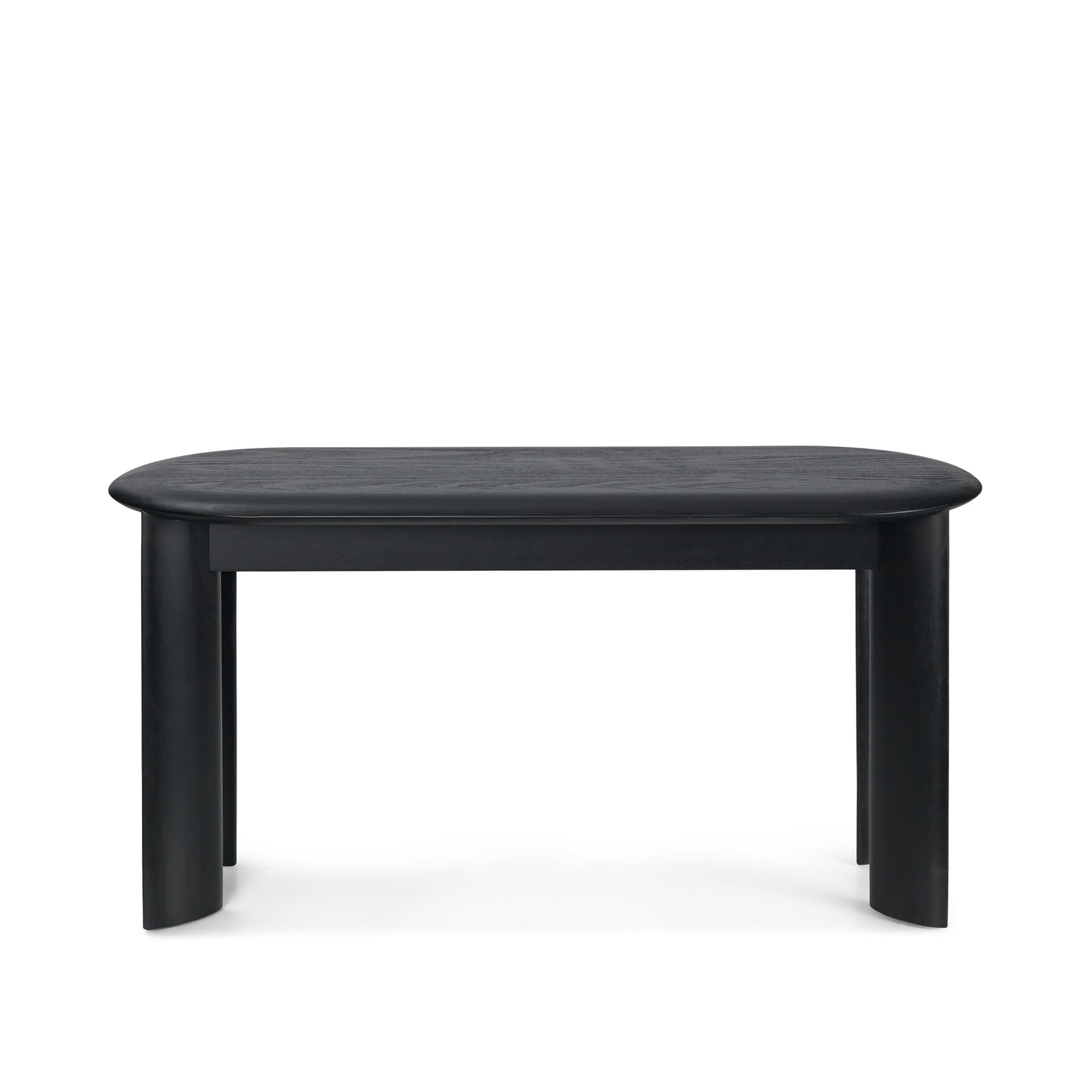 Ferm Living - Bevel Bench Black Oiled Beech - Benker - Hvit