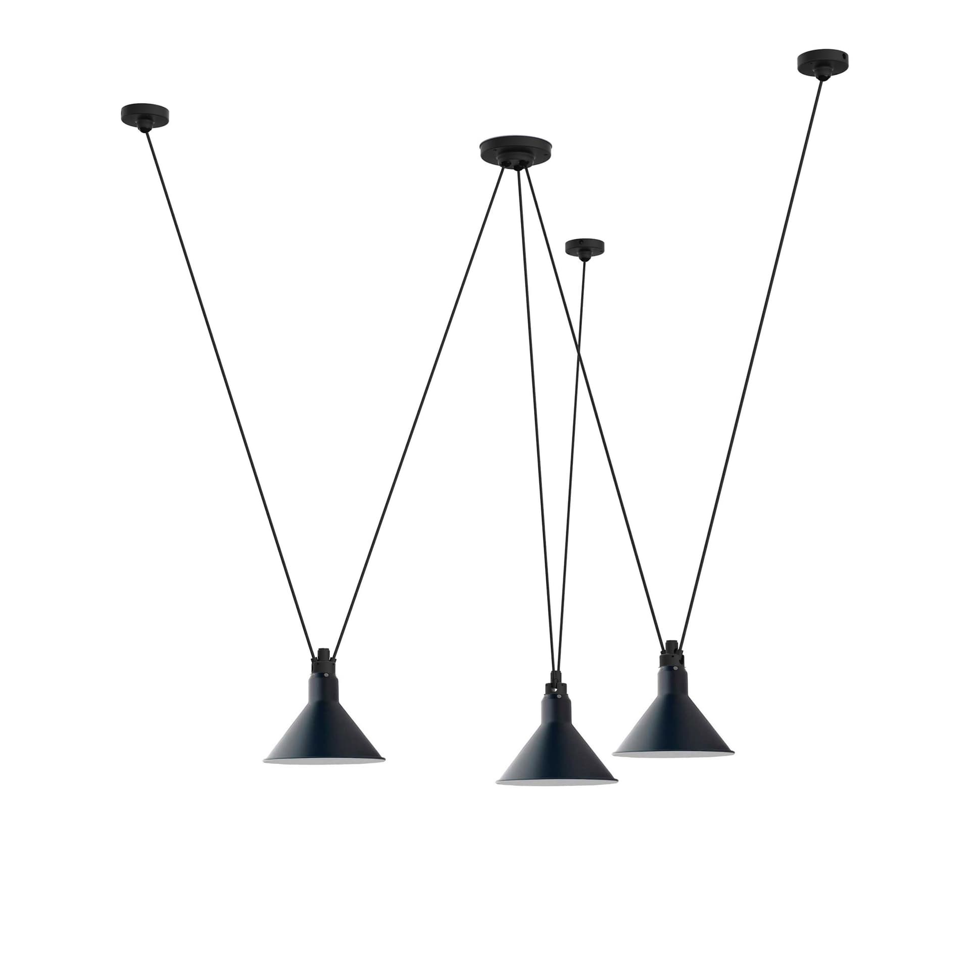 DCWéditions - Les Acrobates De Gras 325 L Conic Blue - Pendellamper - Bernard-Albin Gras - Blå