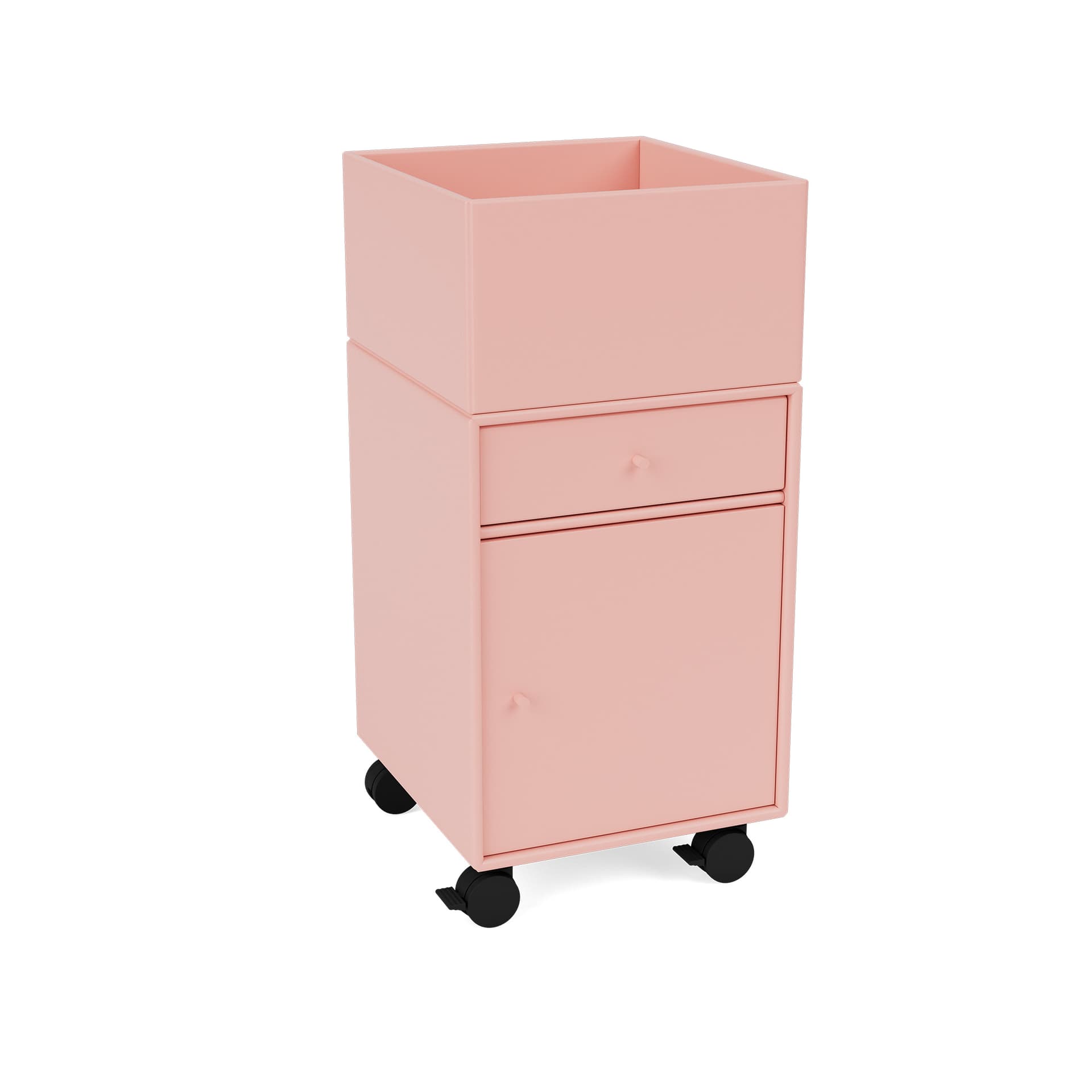 Montana - Runner Office Unit On Castors 167-Ruby 05 Castors CR70 Black - Skuffeseksjoner - Peter J. Lassen - Rosa - Tre