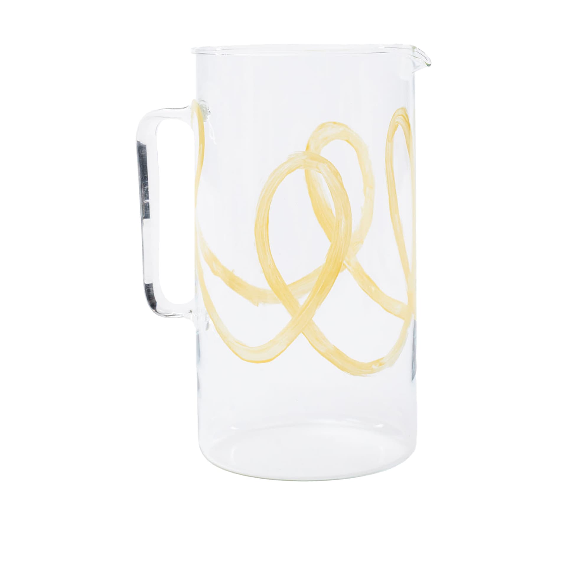 Niko June - Soft Serve Pitcher Yellow Swirl - Karaffel - Niko Juno - Glass