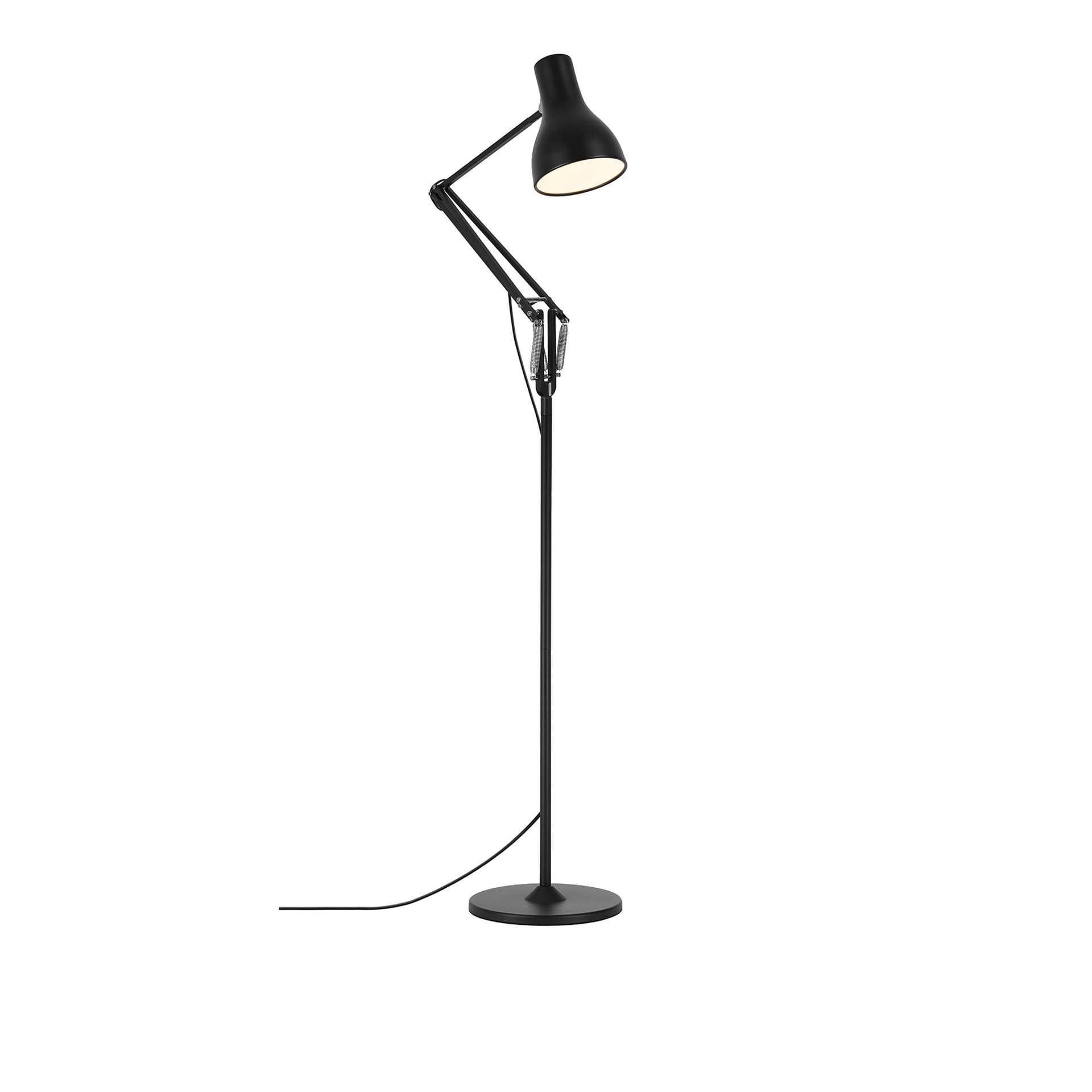 Anglepoise - Type 75 gulvlampe Jet Black