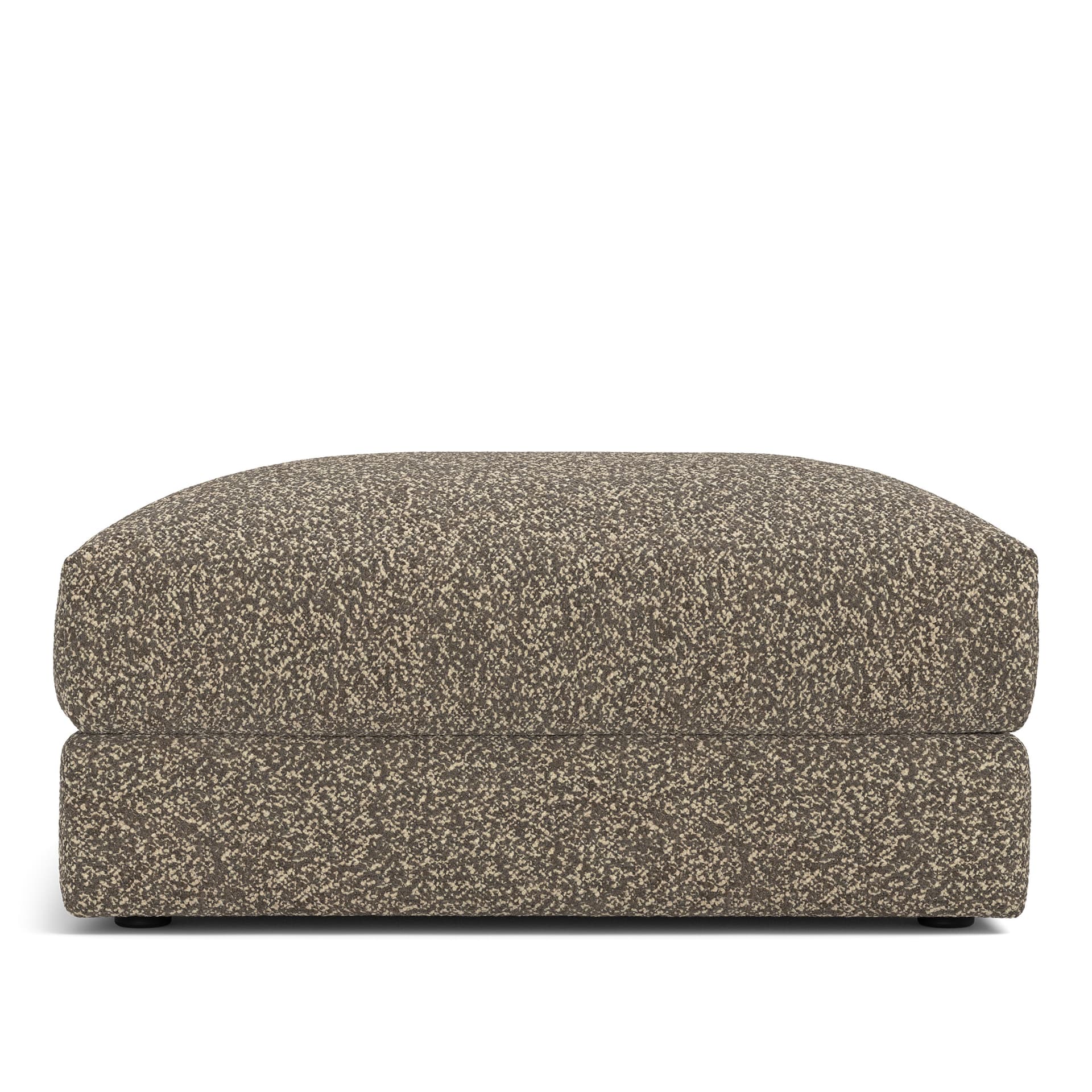 NOGA - Pavarotti Ottoman Vellus 02 Fixed Upholstery - Skamler & Taburetter - Ned/Metall/Tre/Skum