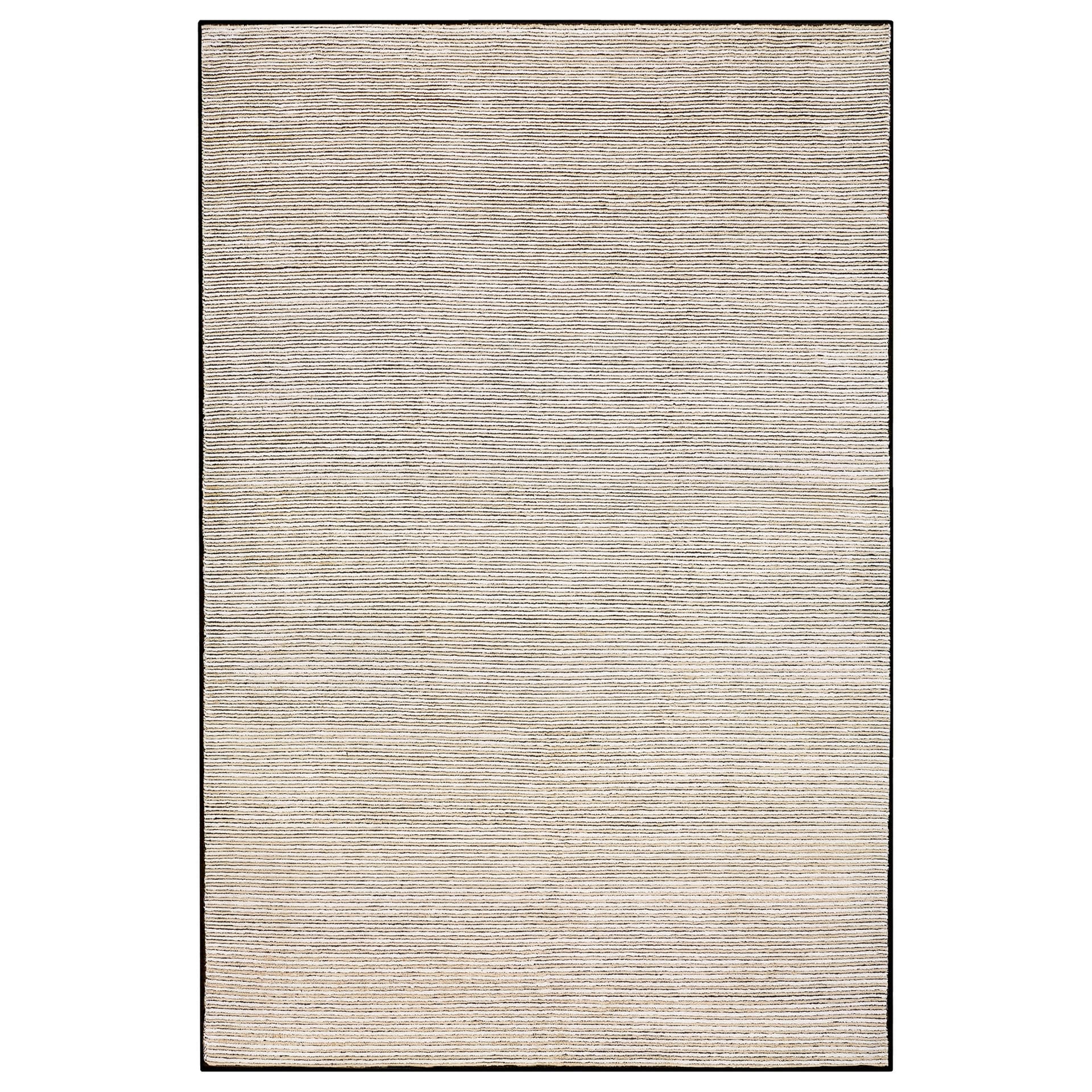 Nordic Knots - Twin 01 - Natural 200 x 300 - Jute tepper - Beige - Ull