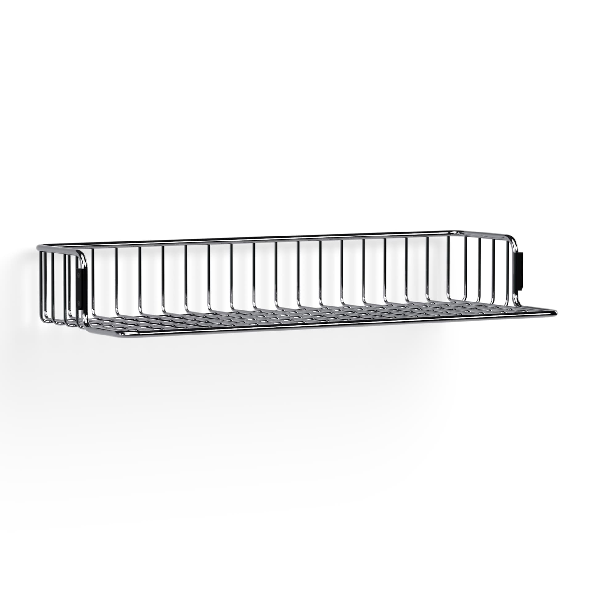 HAY - Pier System Wire Shelf - Chromed Steel - Hyller & Hyllesystemer - Sølv - Metall