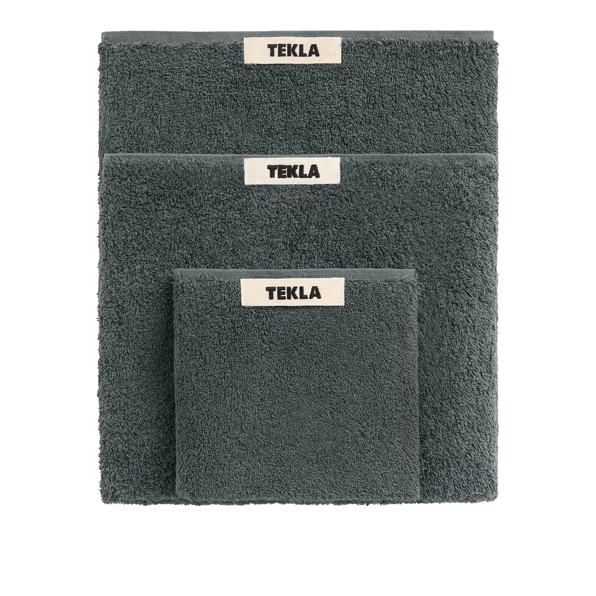 Tekla - Bath Sheet 100x150, Charcoal Grey - Håndklær og badehåndklær - Grå