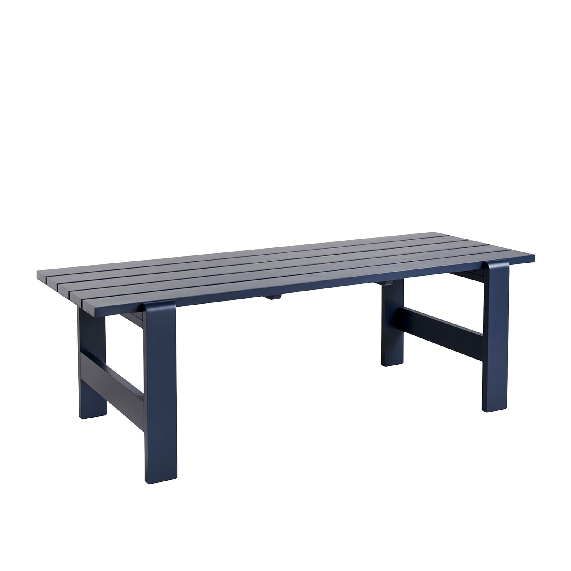 HAY - Weekday Table 230x83 cm / Steel Blue - Utendørs spisebord - Hannes & Fritz - Blå - Tre