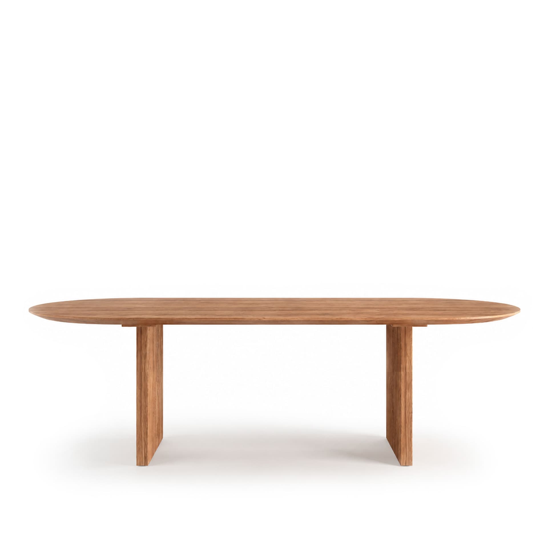 Dk3 - Ten Table Oval L300 x W105 x H72 cm  Max 2 extension leaves Oak - oil - Spisebord - Christian Troels and Jacob Plejdrup - Brun - Tre