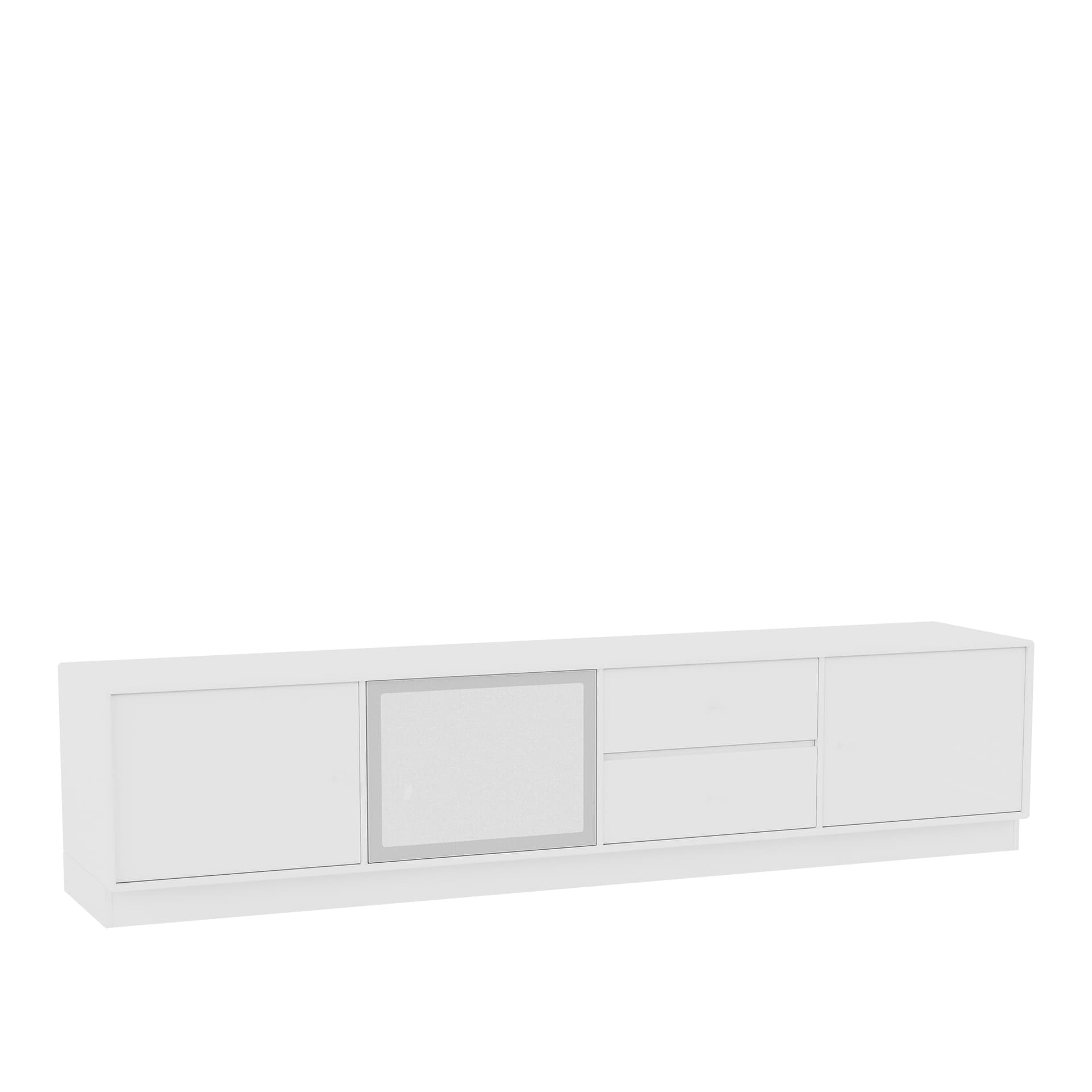Montana - Octave Viii TV Bench 101-Newwhite 07 Plinth 7 cm - TV-benker - Peter J. Lassen - Hvit - Tre