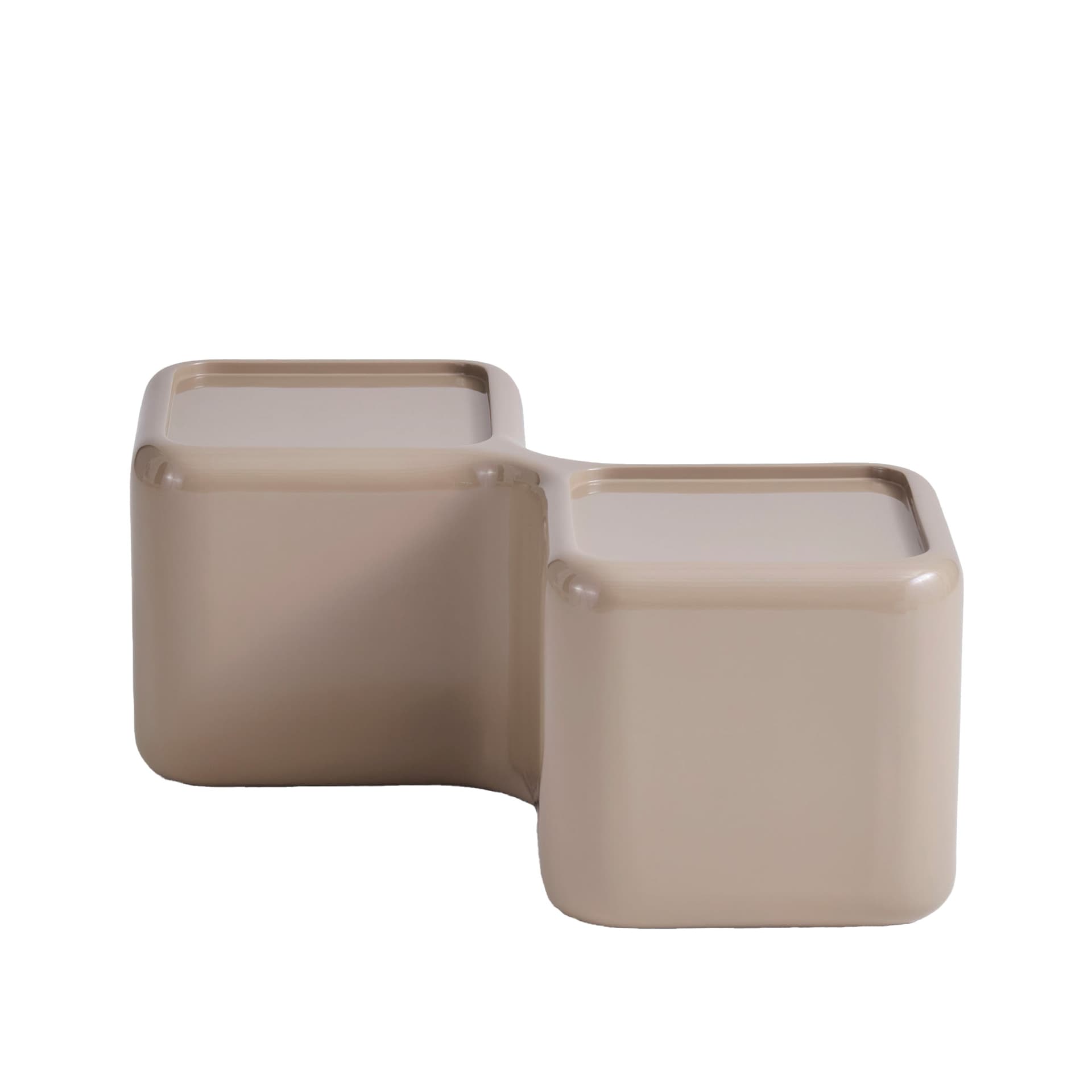 NOGA - Rectangular Module Table High Table Brown - Sofabord - Willo Perron - Brun - Plast