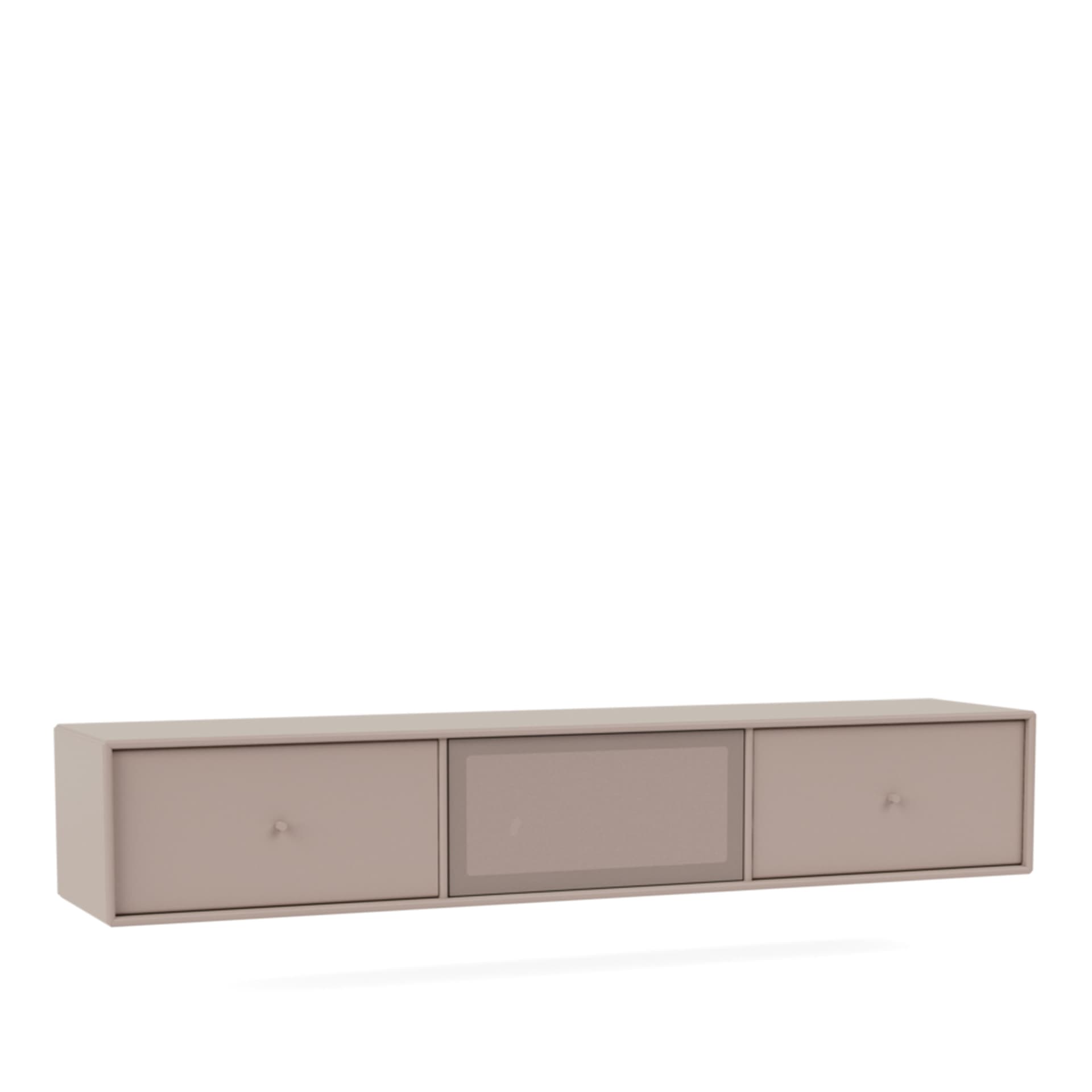 Montana - OCTAVE V TV Bench, 04-Suspensionrails, 137 Mushroom - TV-benker - Peter J. Lassen - Beige