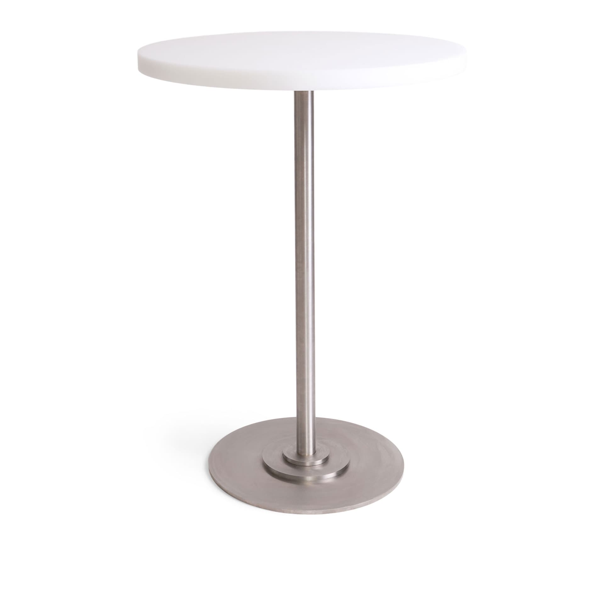 Frama - Table 57 matbord 55 cm rostfritt stål / white - Spisebord - Per Holland Bastrup - Hvit - Metall