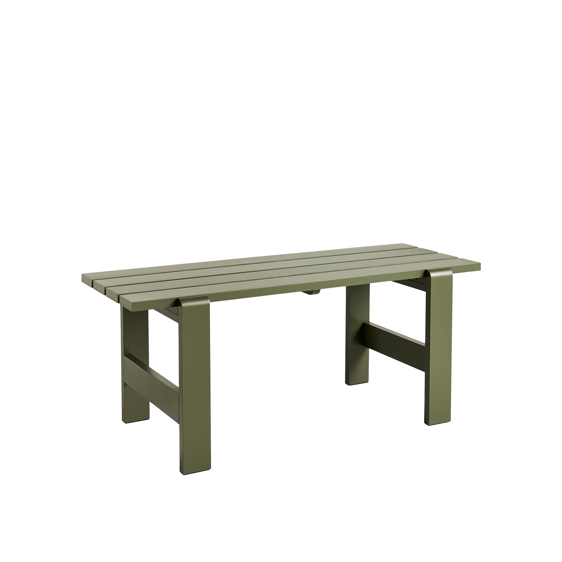 HAY - Weekday Table 180x66 cm / Olive - Utendørs spisebord - Hannes & Fritz - Grønn - Tre