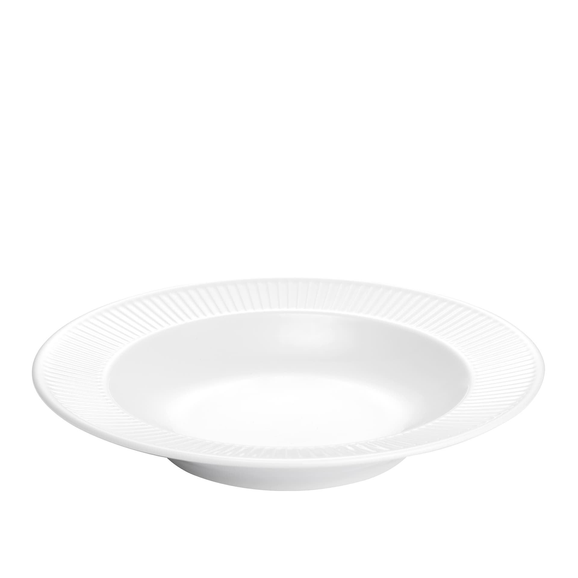 Pillivuyt - Plissé Deep Plate 28 cm - Dype tallerkener - Hvit