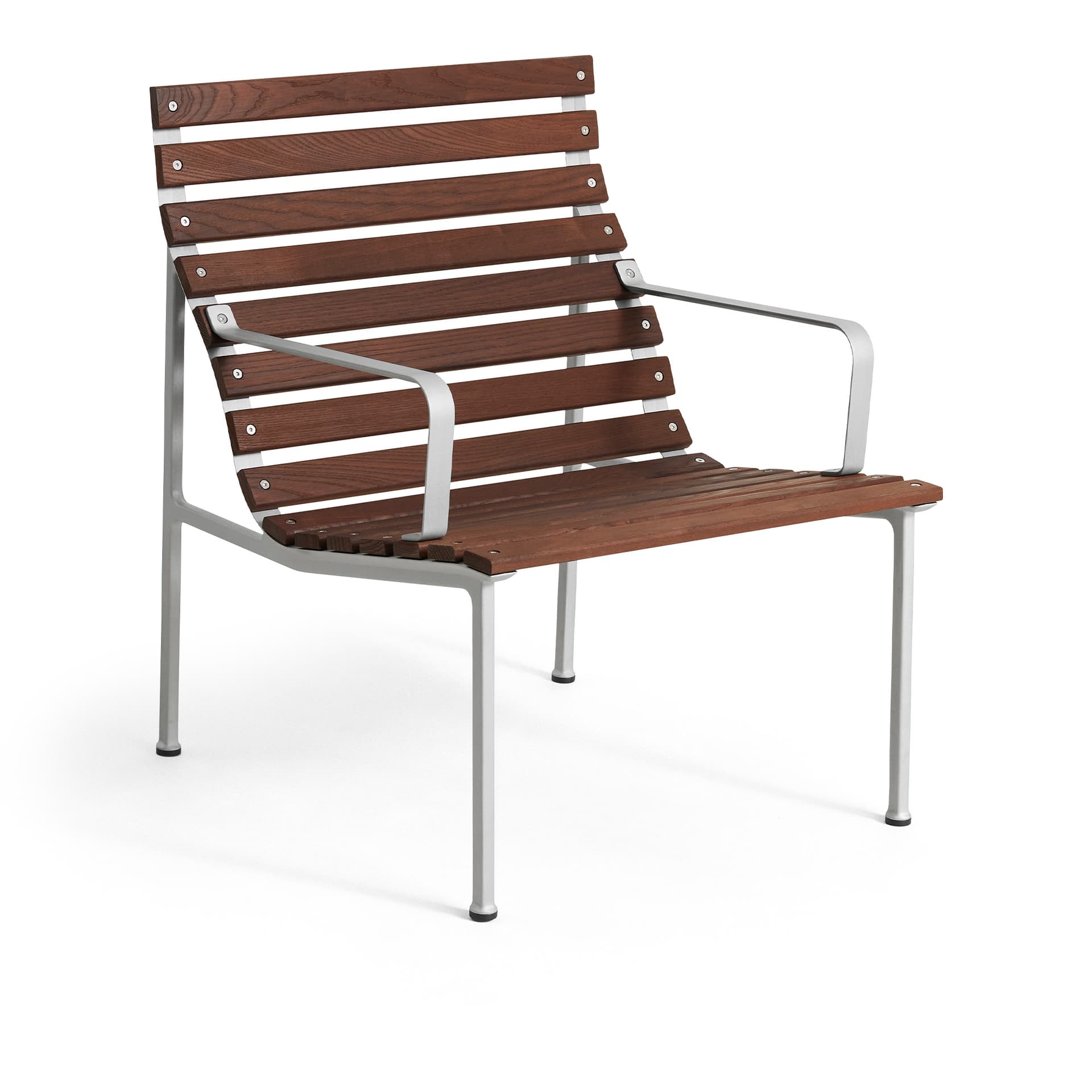 HAY - Travers lenestol med armlener - varmebehandlet oljet ask - Utendørs spisebordstoler - Erwan Bouroullec - Tre farget - Metall/Tre