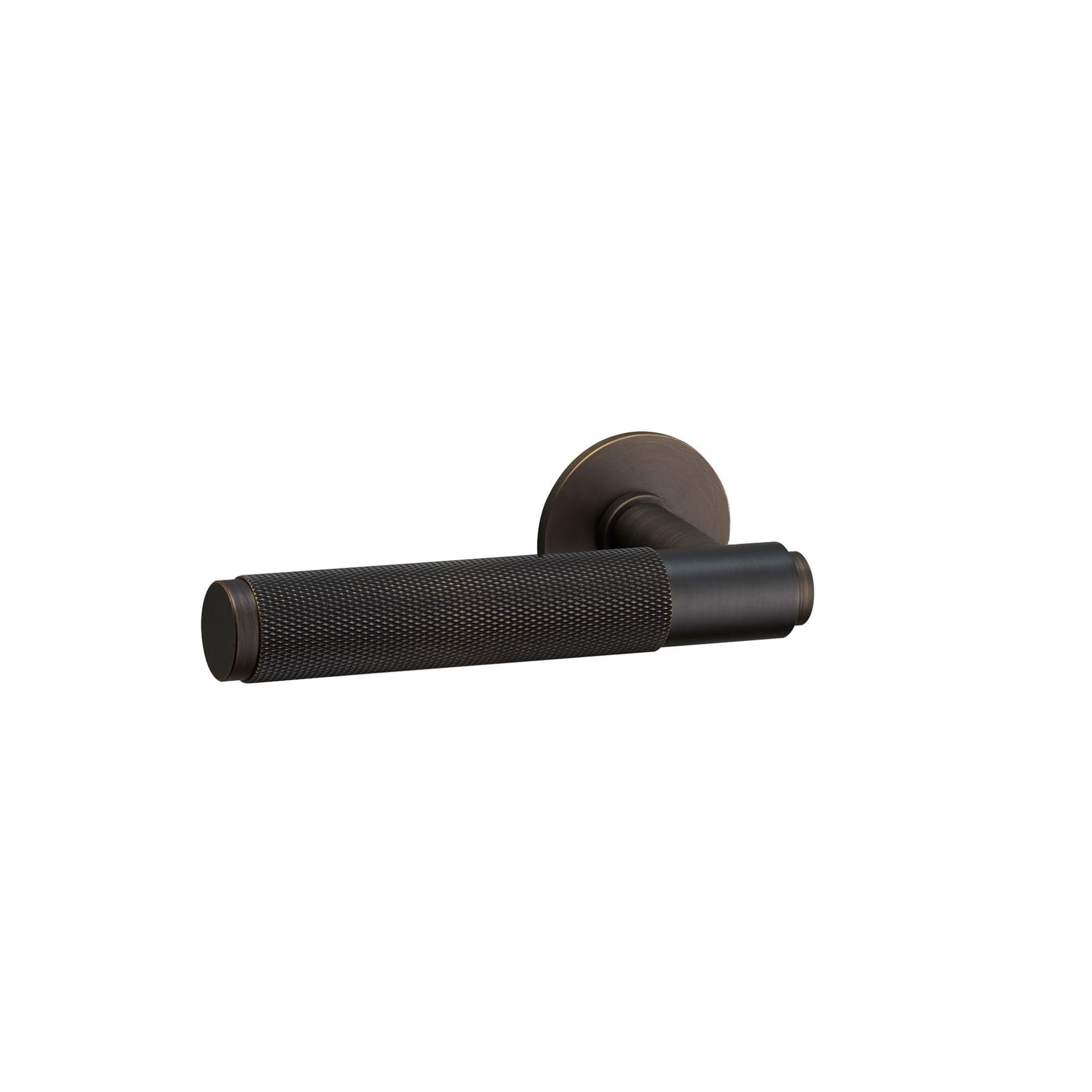 Buster + Punch - Dørhåndtaksett / uten returfjær / 30 mm / kryss smoked bronze - Håndtak