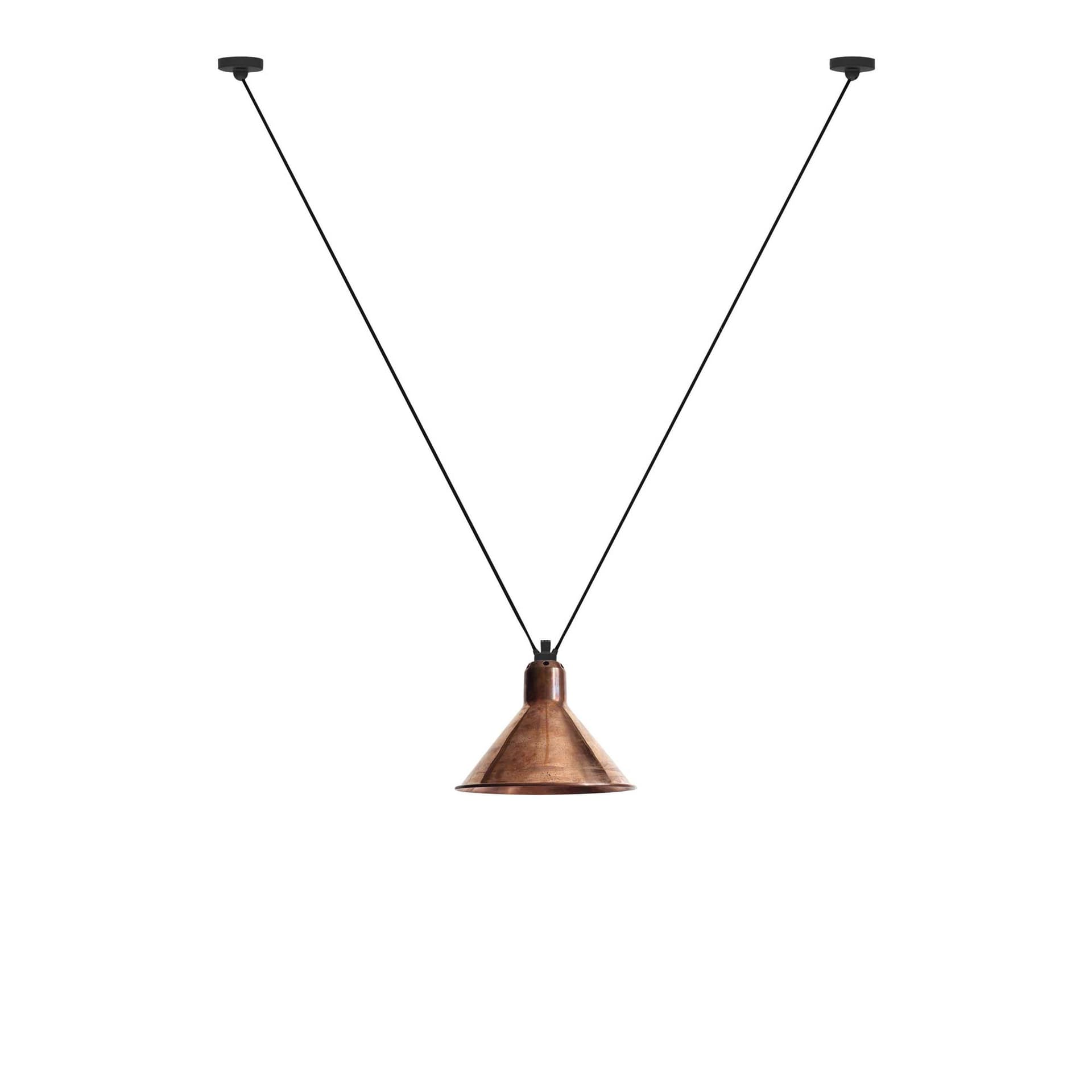 Lampe Gras - 323 L Pendel Conical Raw Copper