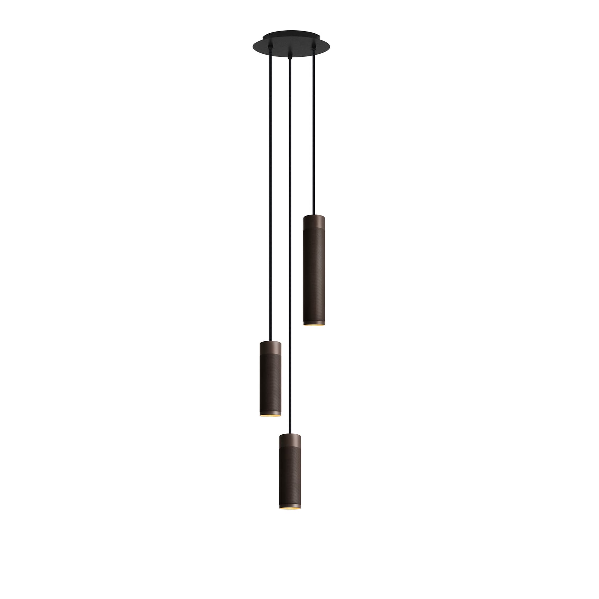 Thorup Copenhagen - Thorup Copenhagen Pendant Cluster Lamp Small, Browned Brass - Klyngependler - Kasper Thorup - Gull - Metall